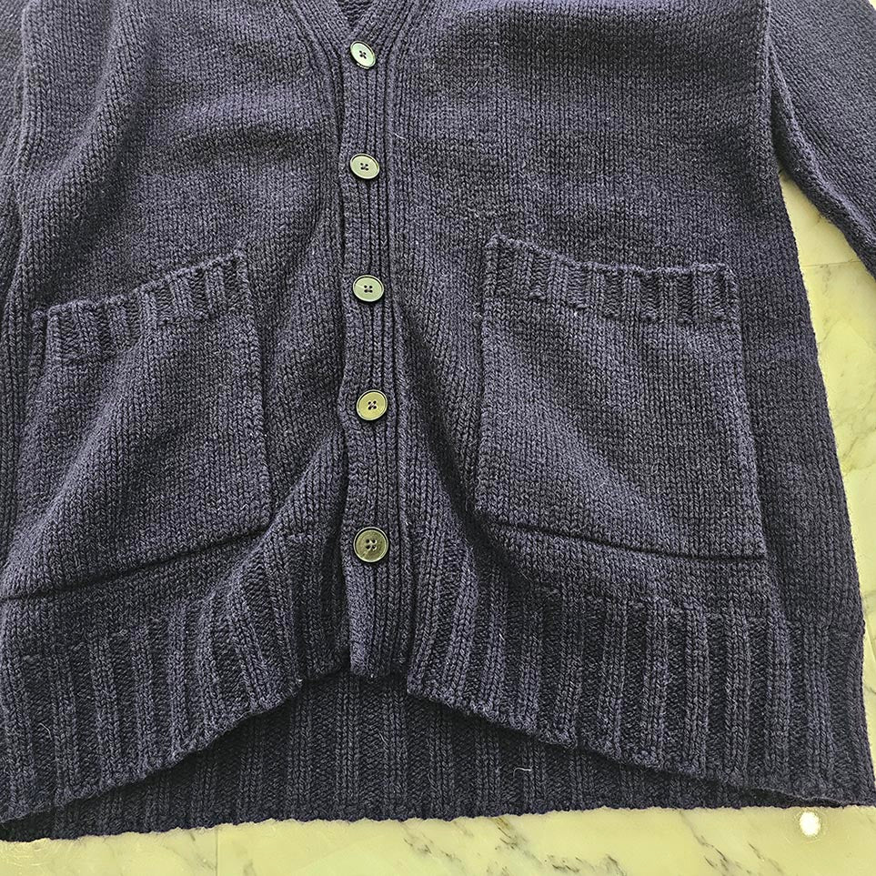 JIL SANDER 2021AW Oversized Wool Knit Cardigan JPUT751517MTY2001812 Size 46 ジルサンダー オーバーサイズ ウール ニット カーディガン サイズ46