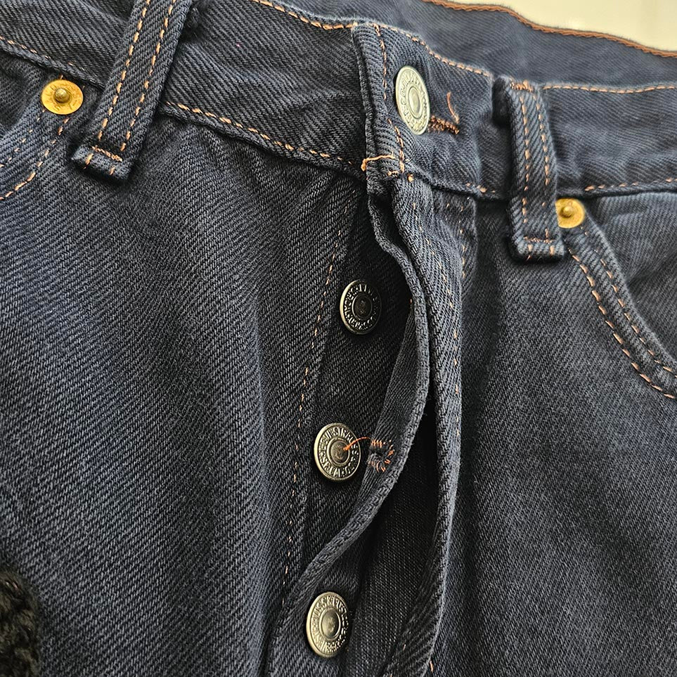 Y.A.R.N × Levi's Body Knit Cross Denim Pants ヤーン×リーバイス ボディ ニットクロス デニムパンツ