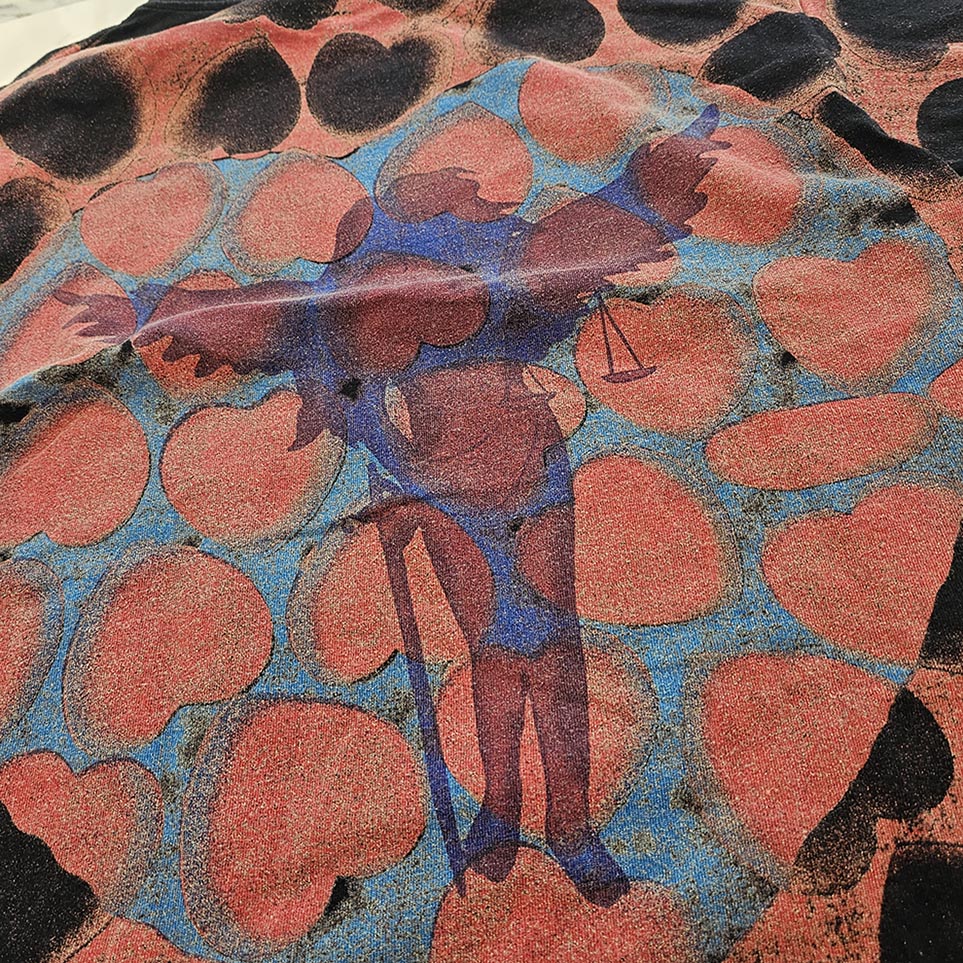 SAINT Mxxxxxx 2021SS NAZARETH Heart Tee SM-S21-0000-005 Size M セントマイケル ナザレス ハート Tシャツ サイズM