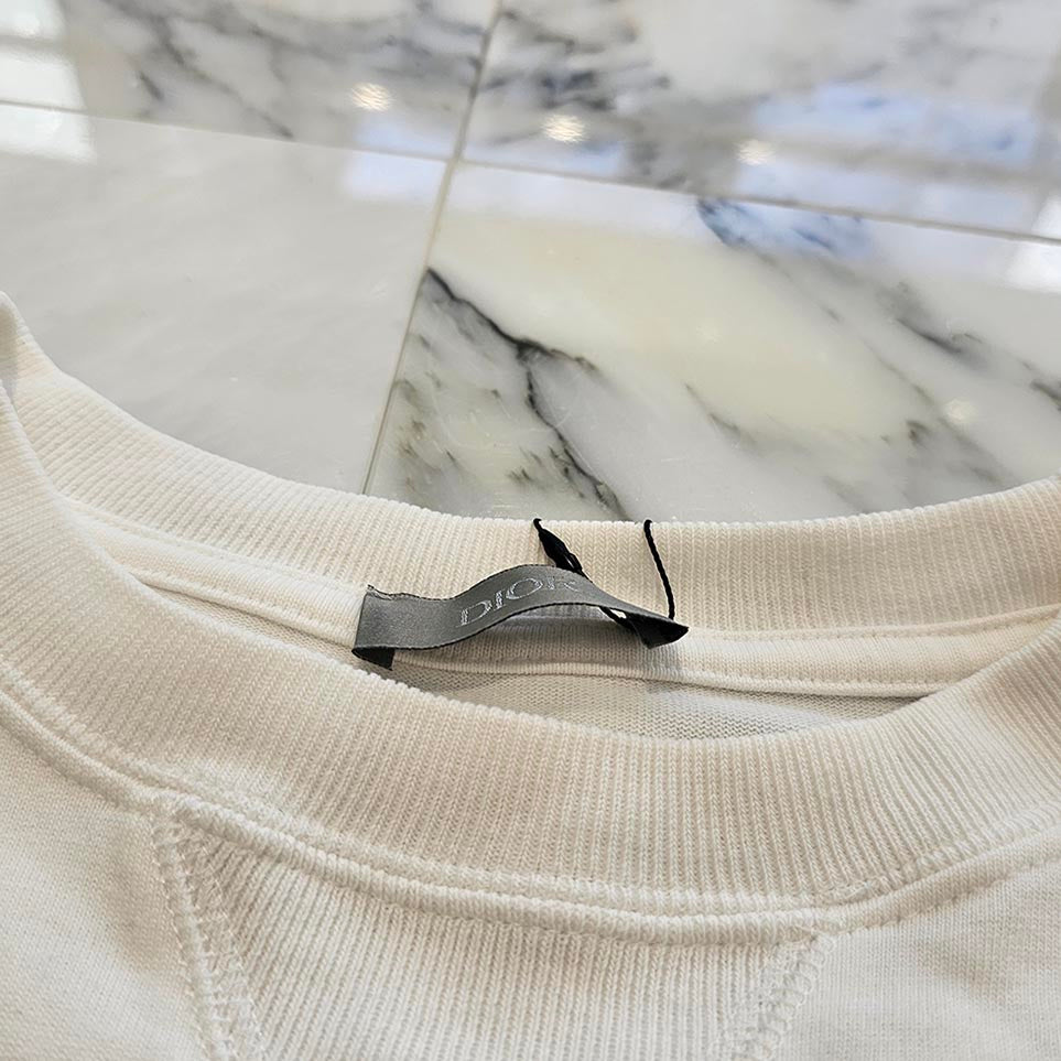 DIOR 2021SS Paint Print Logo Embroidery Tee 183J686A0554 Size S ディオール ペイントプリント ロゴ刺繍 Tシャツ サイズS