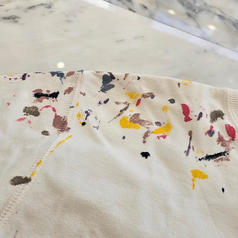 DIOR 2021SS Paint Print Logo Embroidery Tee 183J686A0554 Size S ディオール ペイントプリント ロゴ刺繍 Tシャツ サイズS