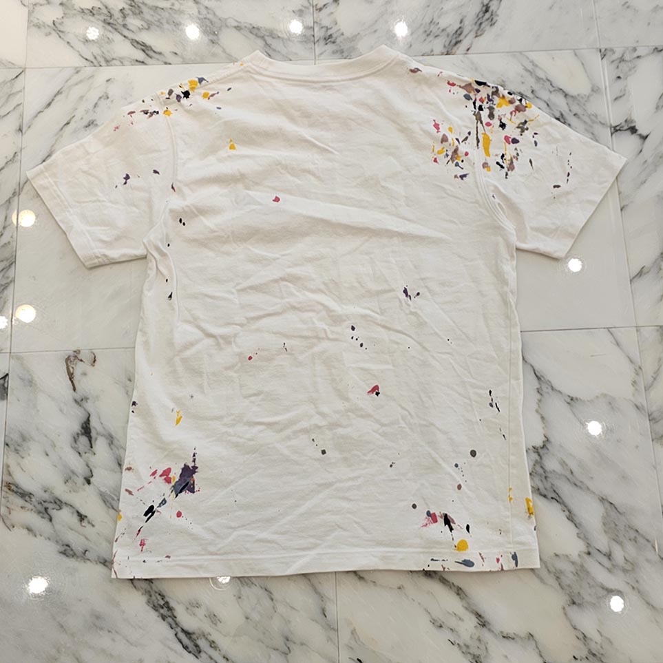 DIOR 2021SS Paint Print Logo Embroidery Tee 183J686A0554 Size S ディオール ペイントプリント ロゴ刺繍 Tシャツ サイズS