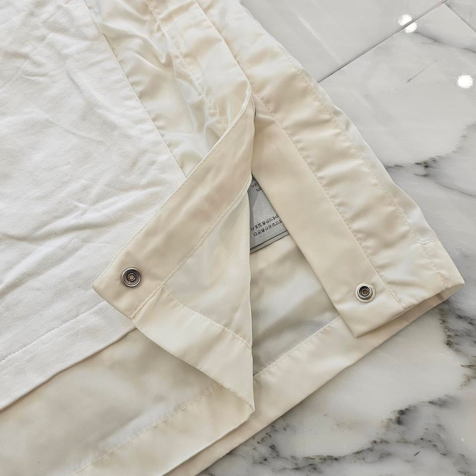 DIOR × sacai 2021AW Dior HOMME Oversized Docking Tee 213J669A0554 Size S ディオール × サカイ ディオールオム オーバーサイズ ドッキング Tシャツ サイズS