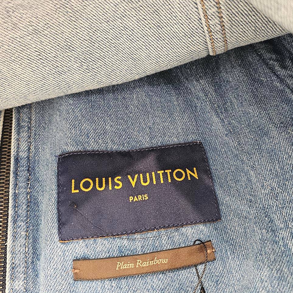 LOUIS VUITTON 2019SS Double Front Virgil Abloh Denim Jacket HGA73WLVP Size 44 ルイヴィトン ダブルフロント ヴァージル アブローデニムジャケット サイズ44