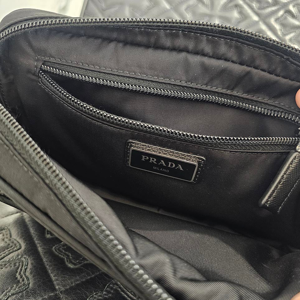 PRADA Triangle Logo Plate Re-Nylon Shoulder Body Bag プラダ トライアングル ロゴプレート リナイロン ショルダー ボディーバッグ