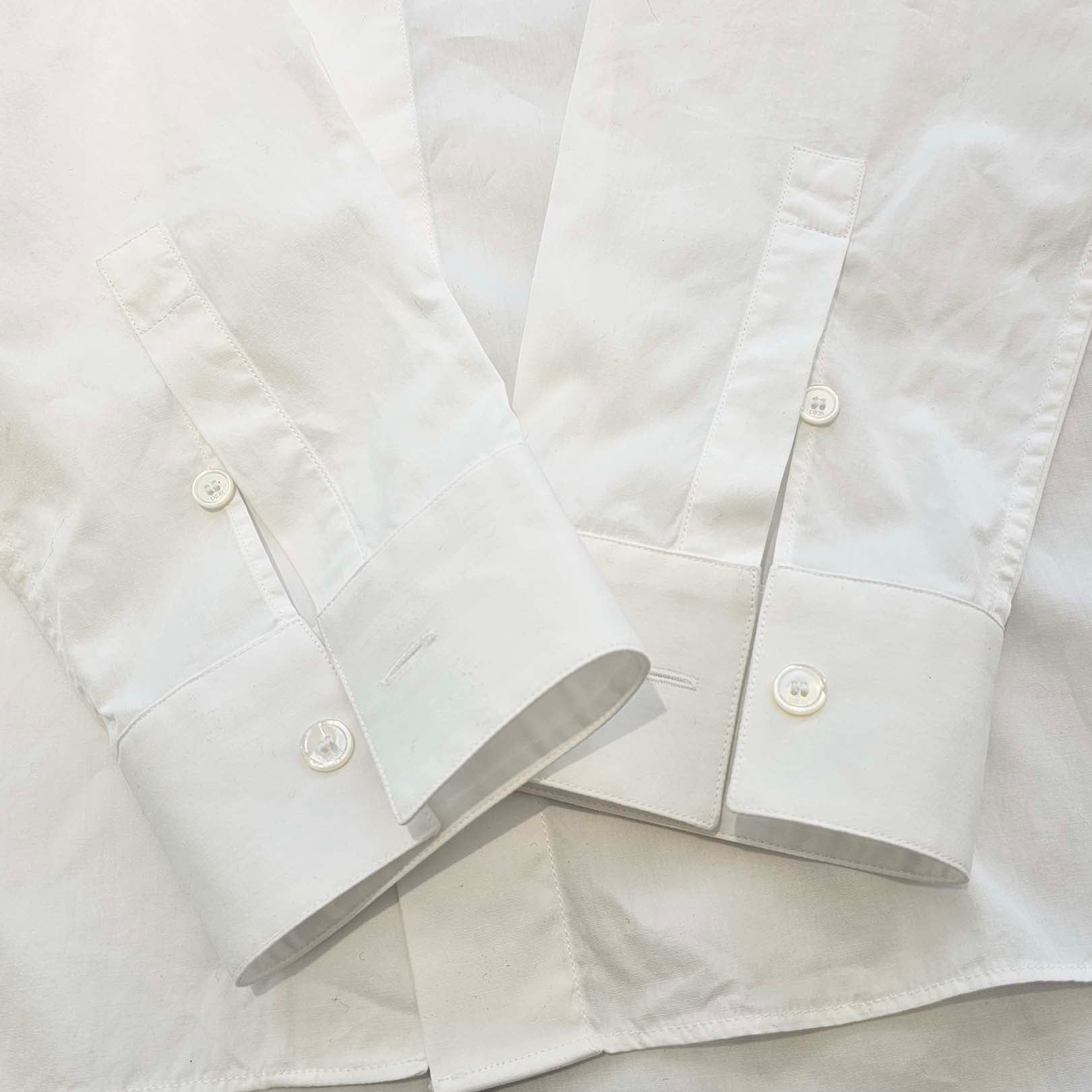 DIOR Logo Patch Embroidered Long Sleeve Shirt 313C545A1581 Size 40 ディオール ロゴワッペン刺繍 長袖シャツ サイズ40