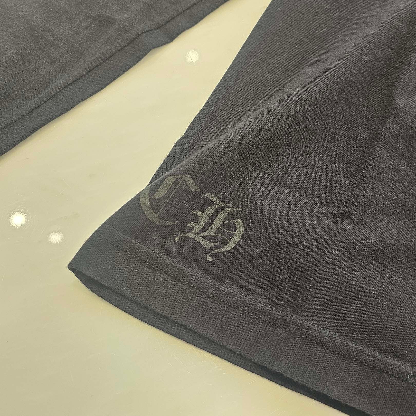 CHROME HEARTS 3 Blue Cross Horseshoe Long Sleeve Tee Size S クロムハーツ 3 ブルークロス ホースシュー ロングスリーブTシャツ サイズS