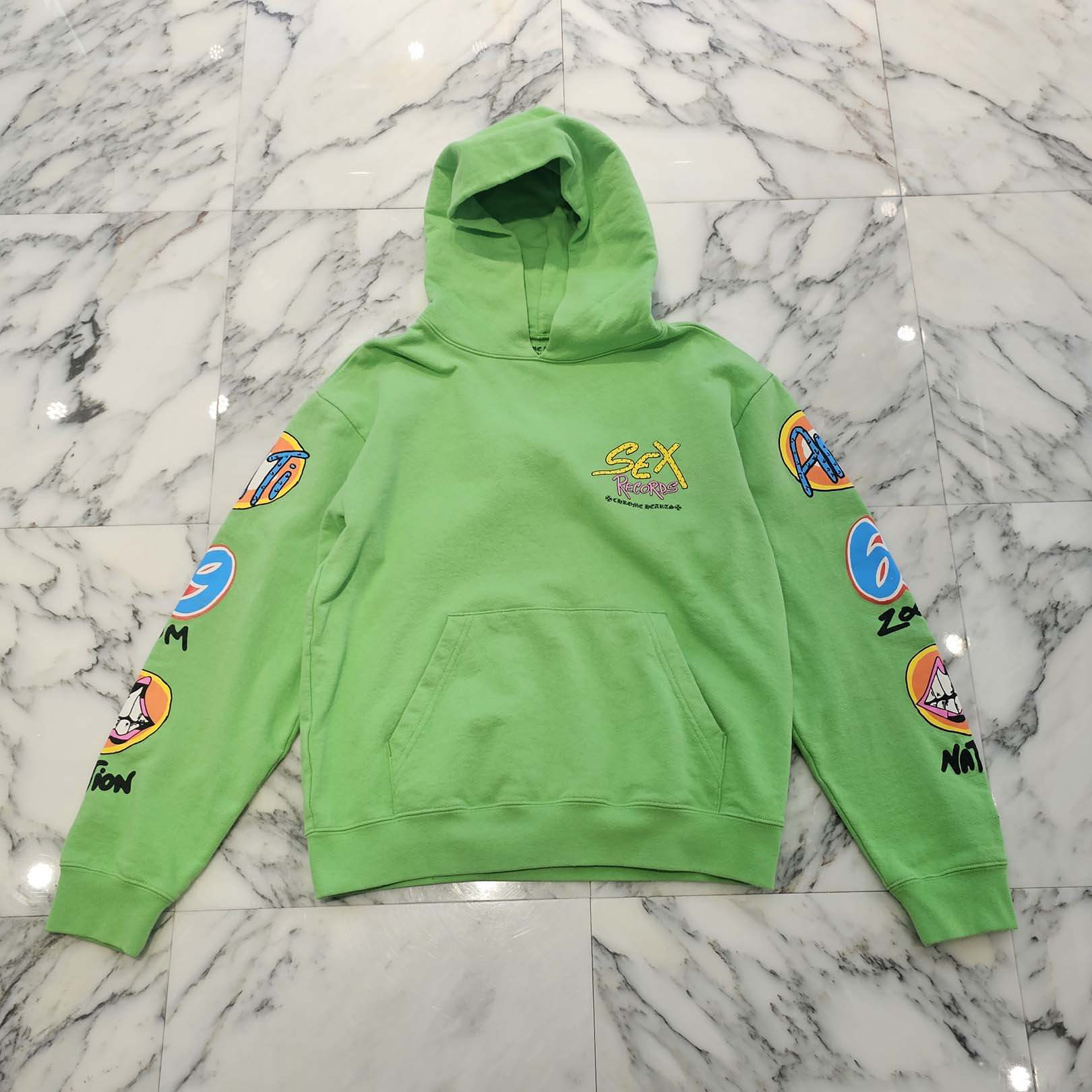 CHROME HEARTS × MATTY BOY 2021AW PPO SEXRCD Pullover Hoodie Size L クロムハーツ × マッティボーイ セックスレコード プルオーバーフーディ サイズL