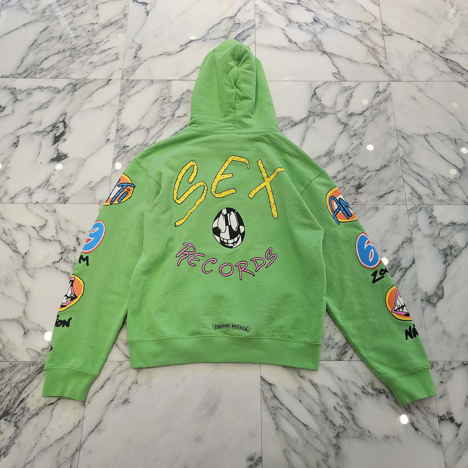 CHROME HEARTS × MATTY BOY 2021AW PPO SEXRCD Pullover Hoodie Size L クロムハーツ × マッティボーイ セックスレコード プルオーバーフーディ サイズL