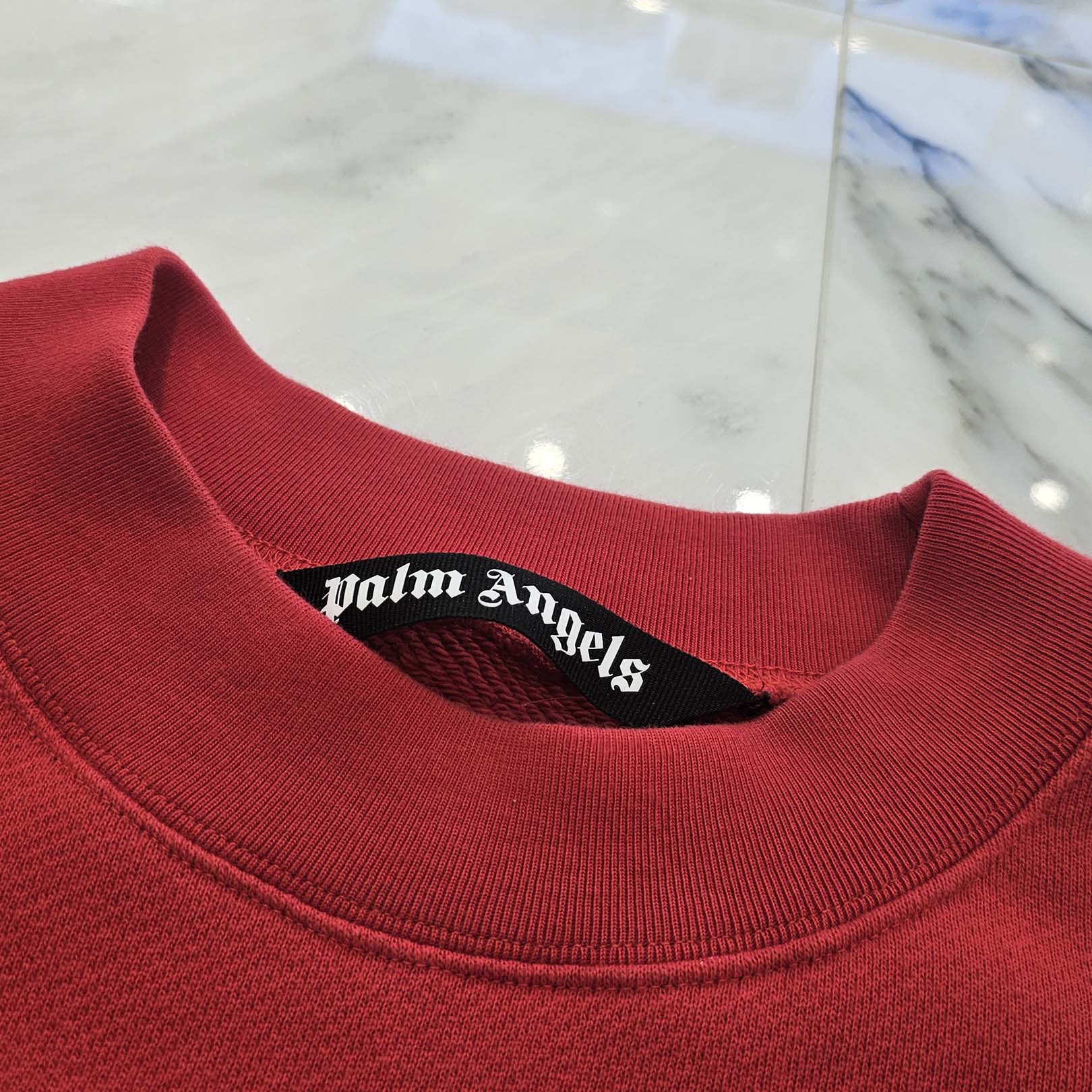 Palm Angels 2023SS PA Bear Fitted Crew Sweatshirt PMBA026R21FLE001 Size L パームエンジェルス ベアフィッティドクルースウェットシャツ サイズL
