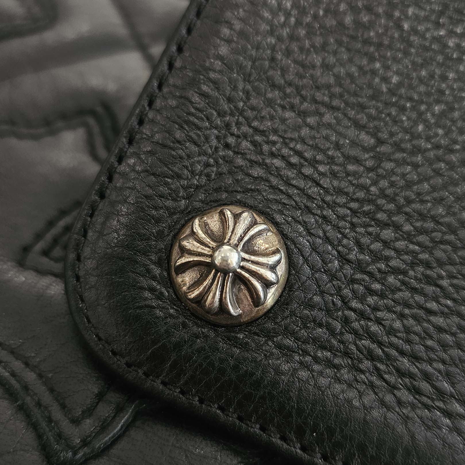 CHROME HEARTS Wave Mini Cross Ball Wallet クロムハーツ ウェーブ ミニ クロスボール ウォレット