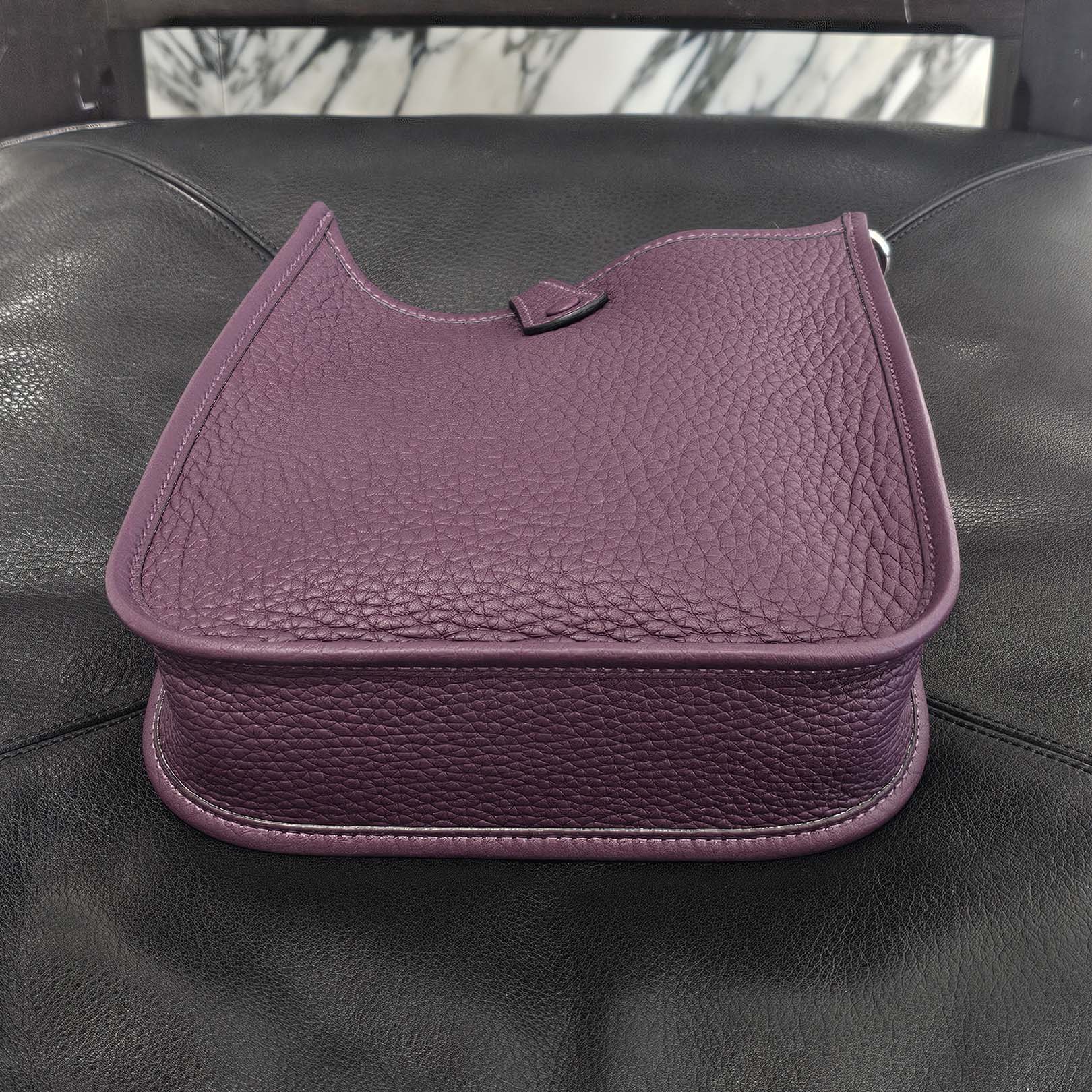 HERMES Evelyn Amazon TPM "Anemone" W刻印 エルメス エブリン アマゾン TPM "アネモネ" レザーショルダーバッグ W刻印