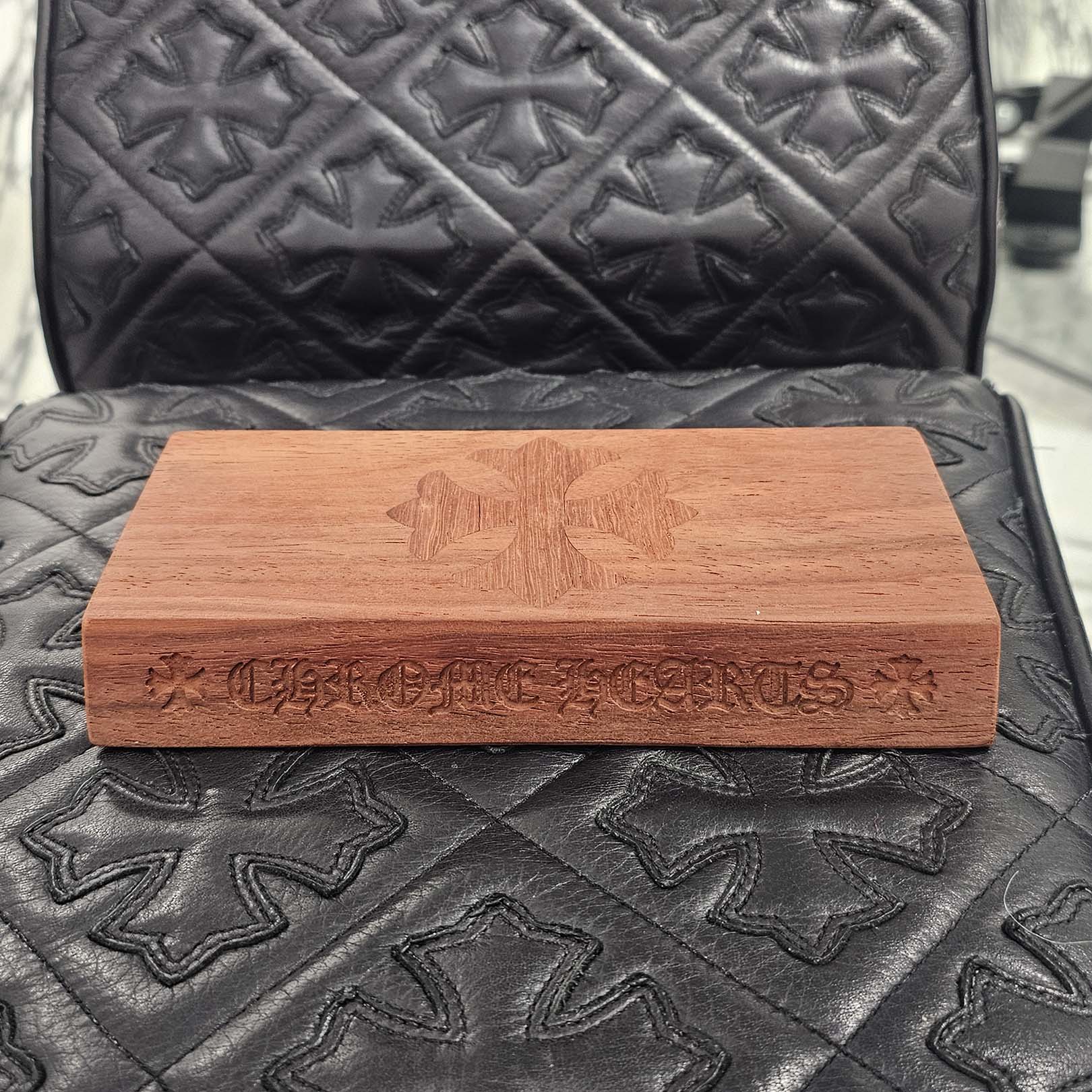 CHROME HEARTS CH Cross Wood Plate Display クロムハーツ CHクロス