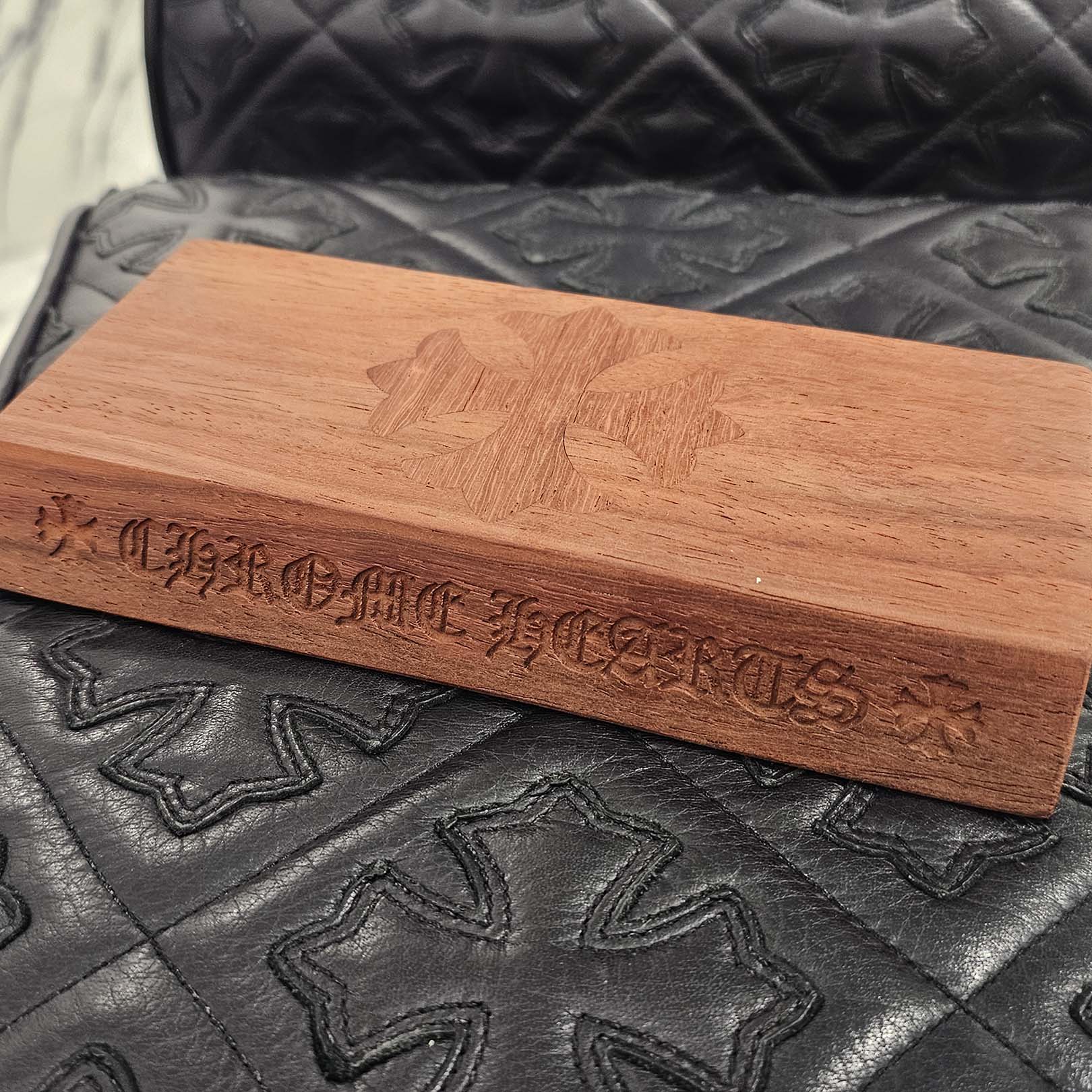 CHROME HEARTS CH Cross Wood Plate Display クロムハーツ CHクロス