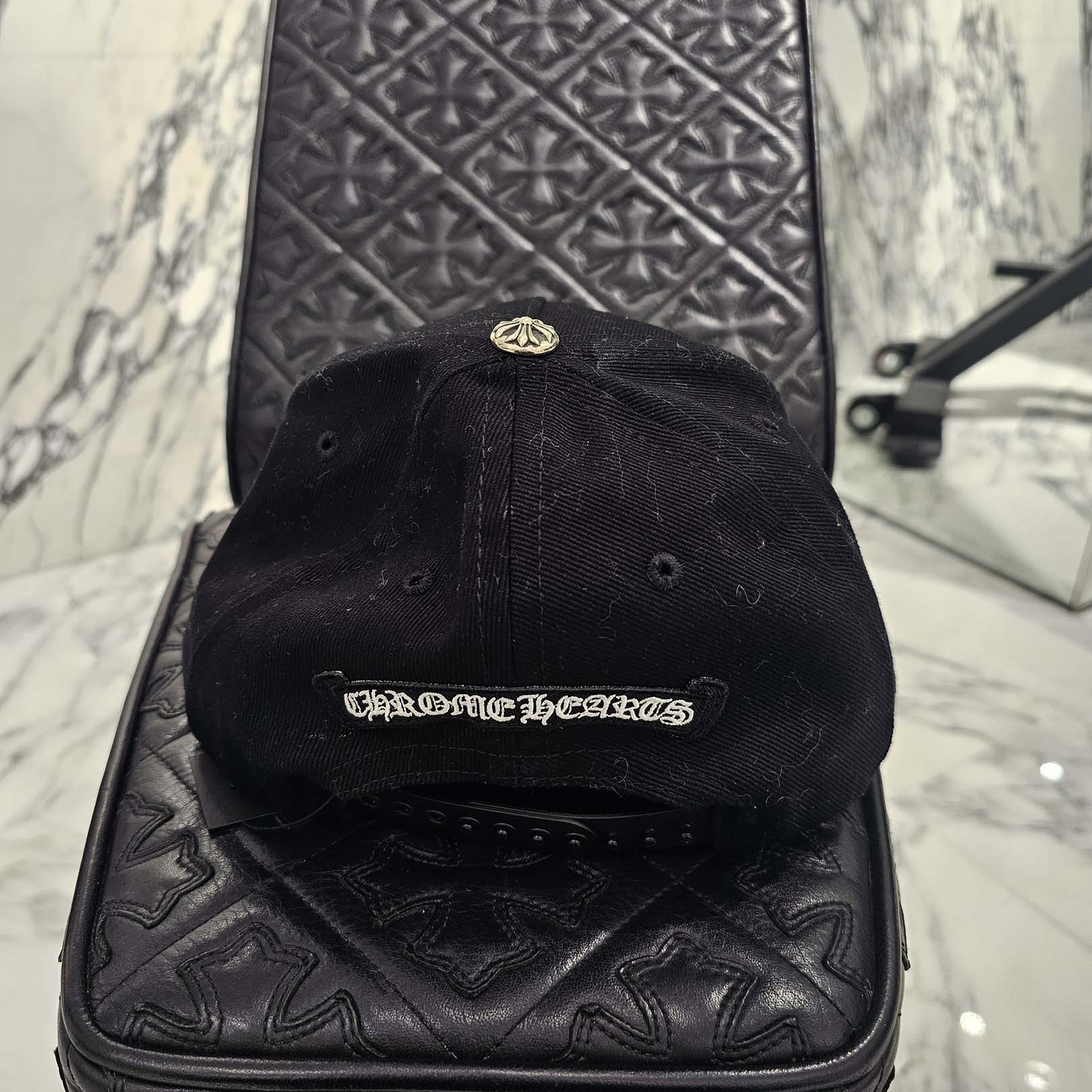CHROME HEARTS Dagger Denim Baseball Cap Size ONE SIZE (53-60) クロムハーツ ダガーデニム ベースボースキャップ サイズONE SIZE (53-60)