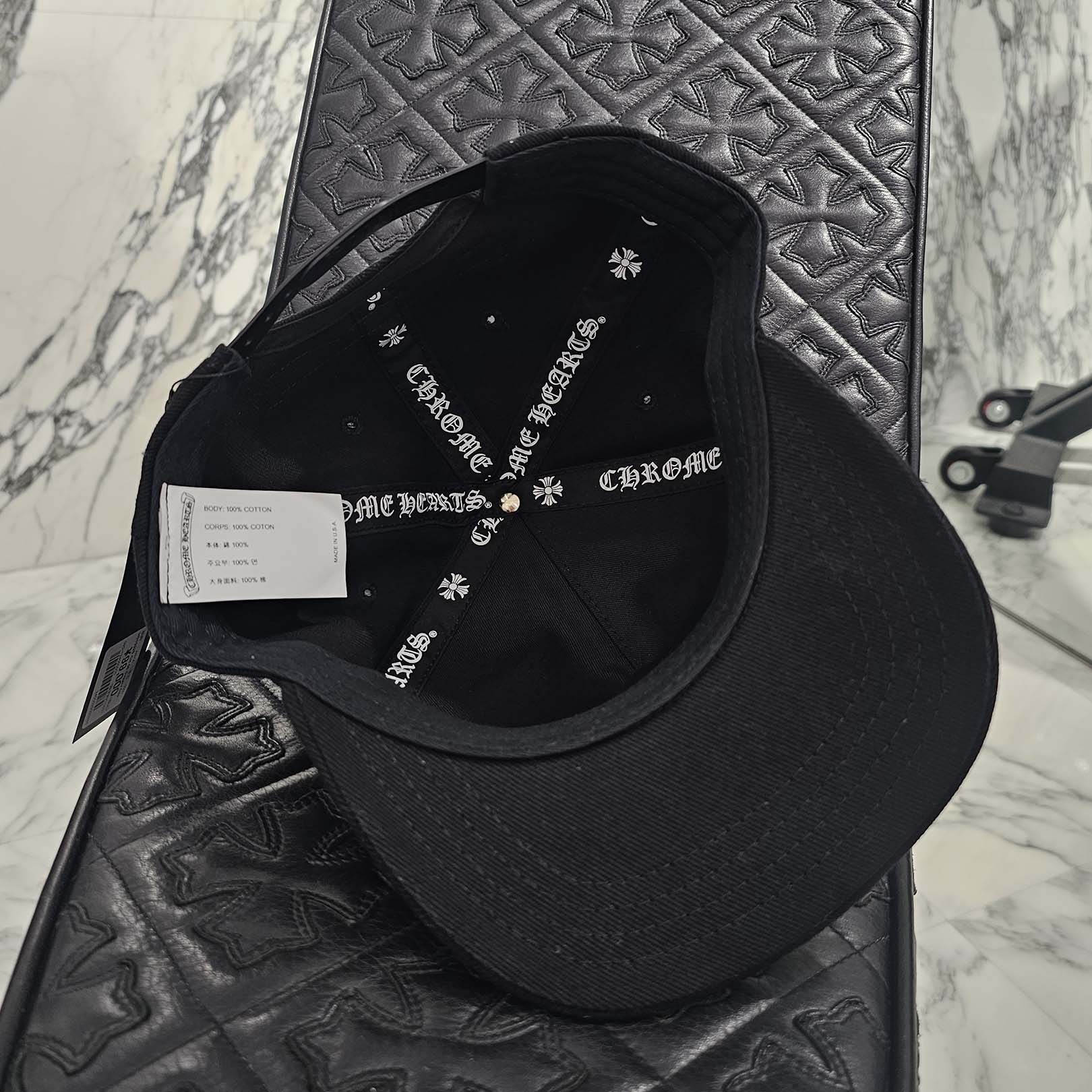CHROME HEARTS Dagger Denim Baseball Cap Size ONE SIZE (53-60) クロムハーツ ダガーデニム ベースボースキャップ サイズONE SIZE (53-60)