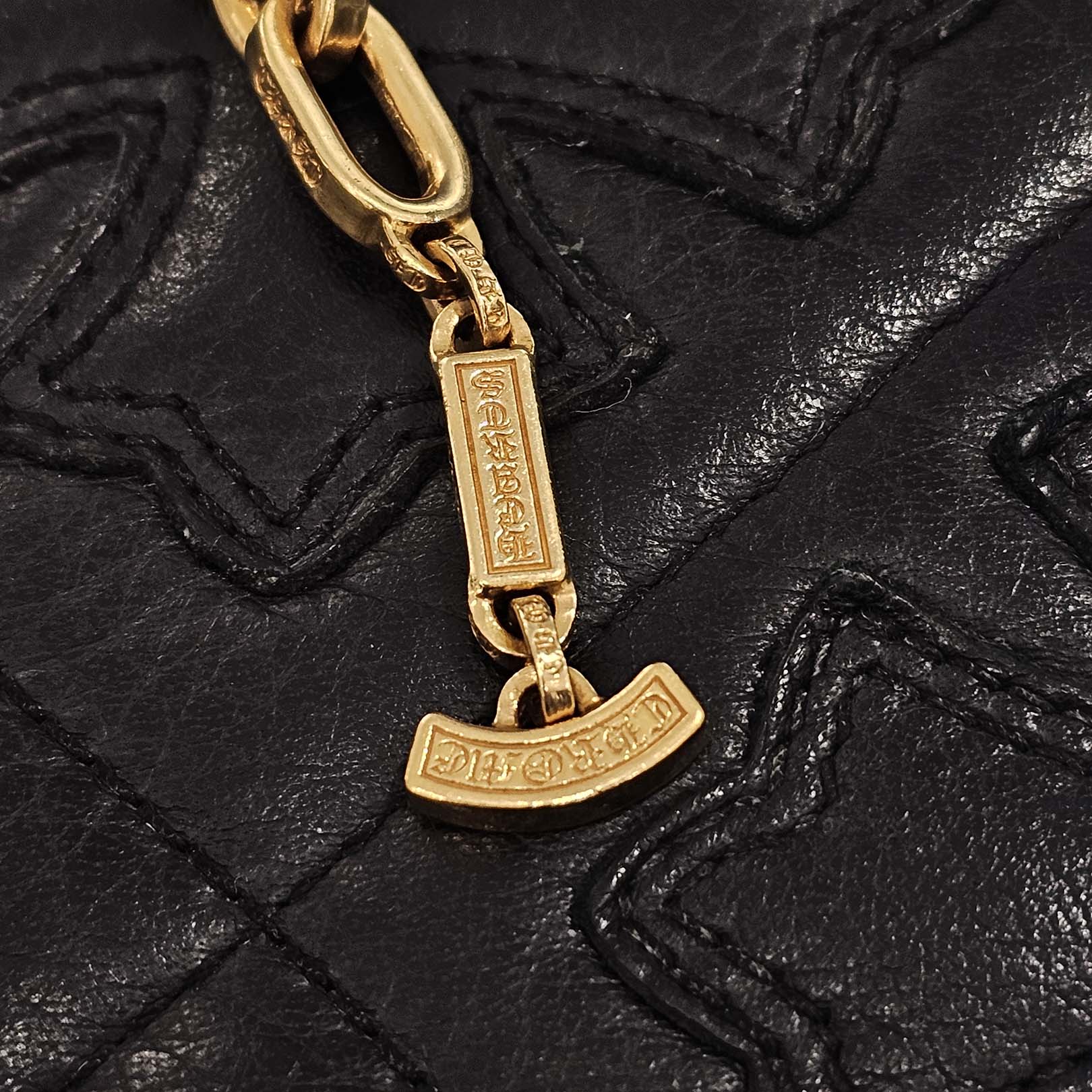 CHROME HEARTS 22K PAPER E CHAIN BRACELET Size 8 Inch クロムハーツ 22K ペーパー E チェーン ブレスレット サイズ8インチ