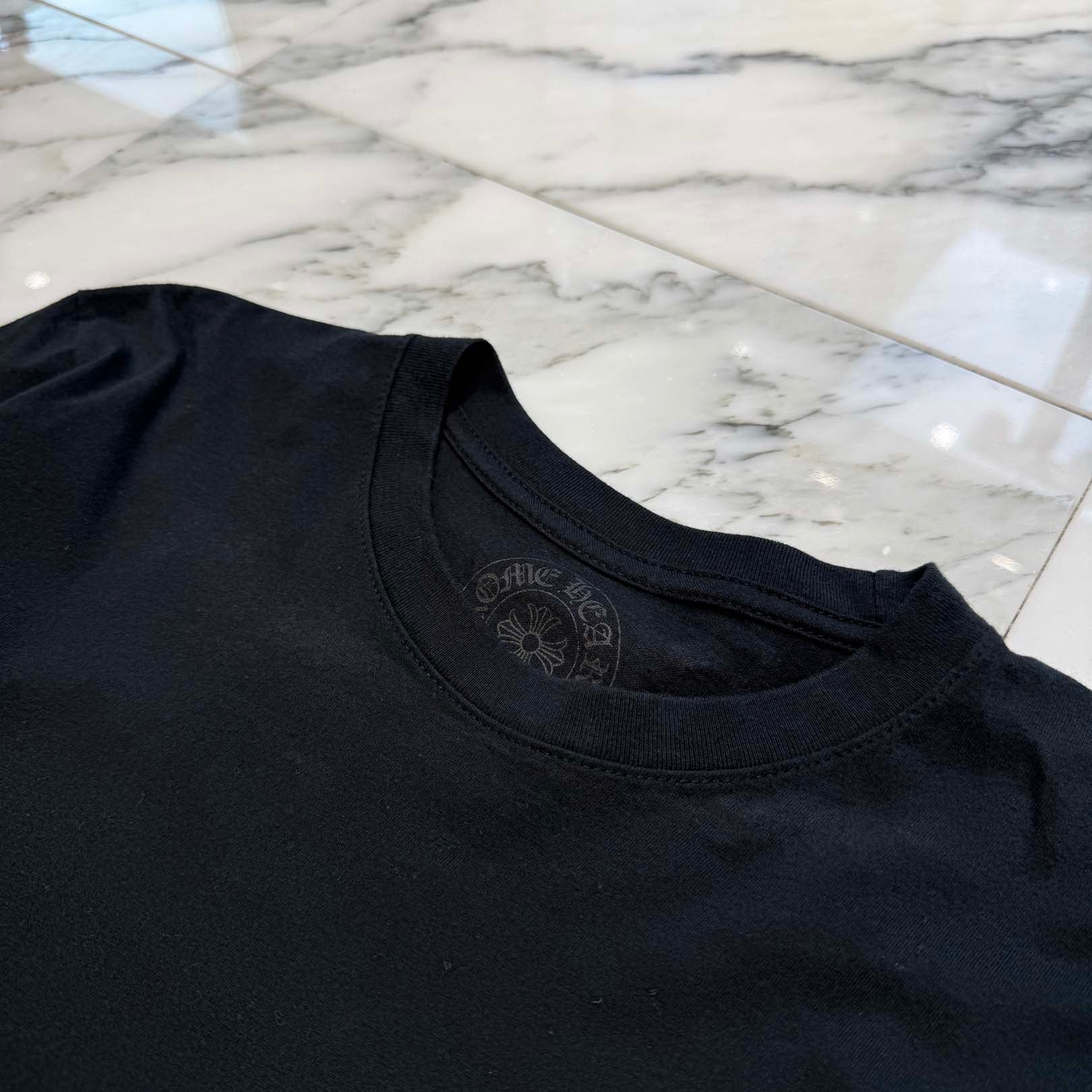 CHROME HEARTS Back Cemetery Cross Print Long Sleeve Tee Size M クロムハーツ バック セメタリークロス プリント ロングスリーブTシャツ サイズM