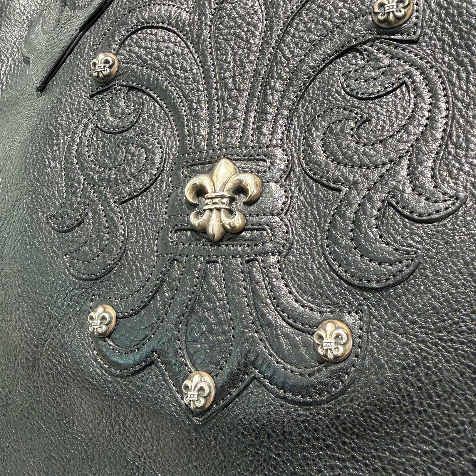CHROME HEARTS BS Flare FS Leather Tote Bag クロムハーツ BSフレア FS レザートートバッグ