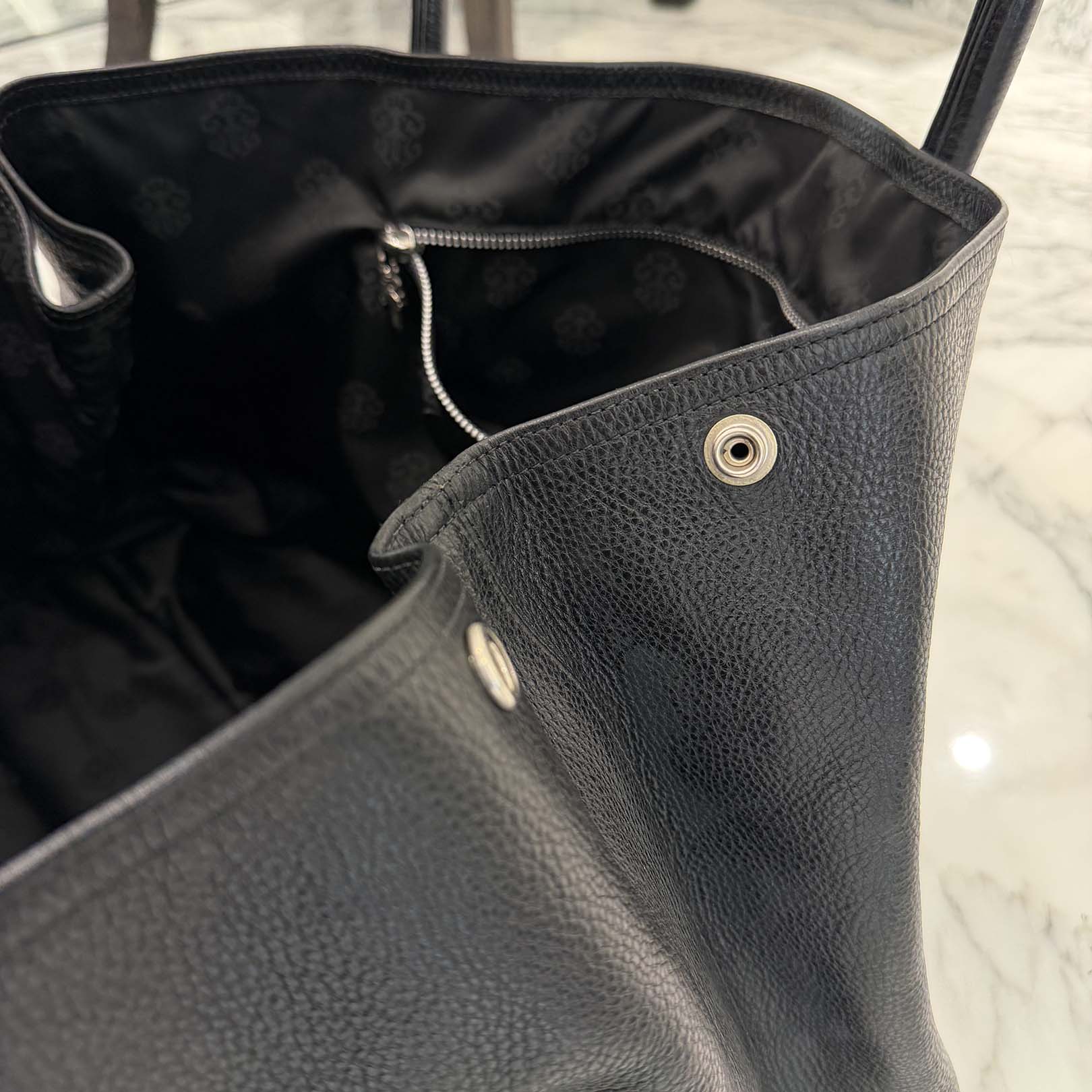 CHROME HEARTS BS Flare FS Leather Tote Bag クロムハーツ BSフレア FS レザートートバッグ