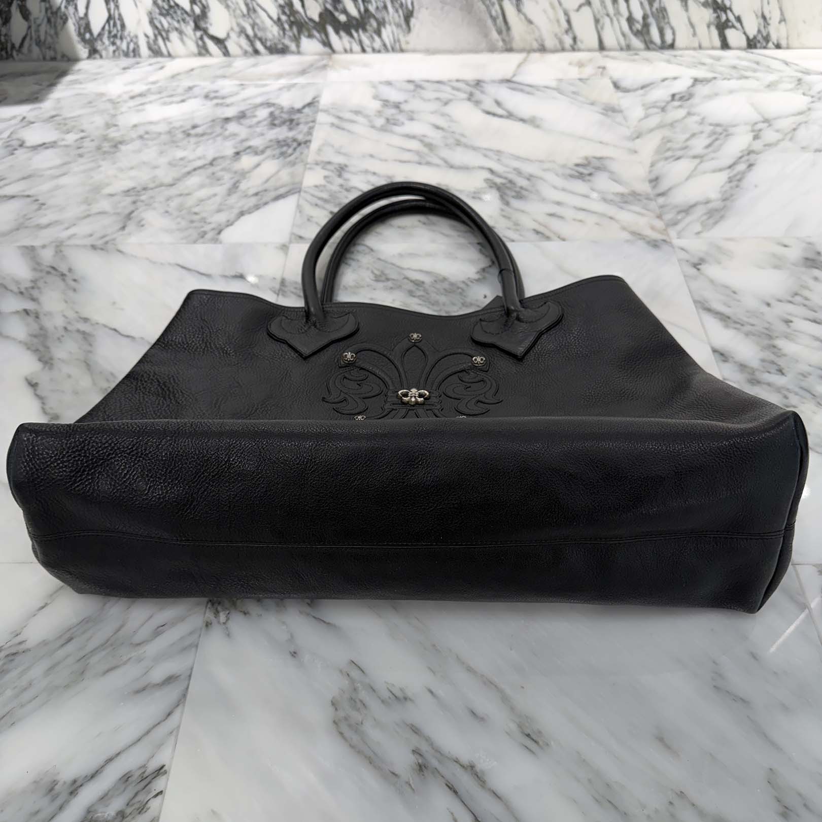CHROME HEARTS BS Flare FS Leather Tote Bag クロムハーツ BSフレア FS レザートートバッグ