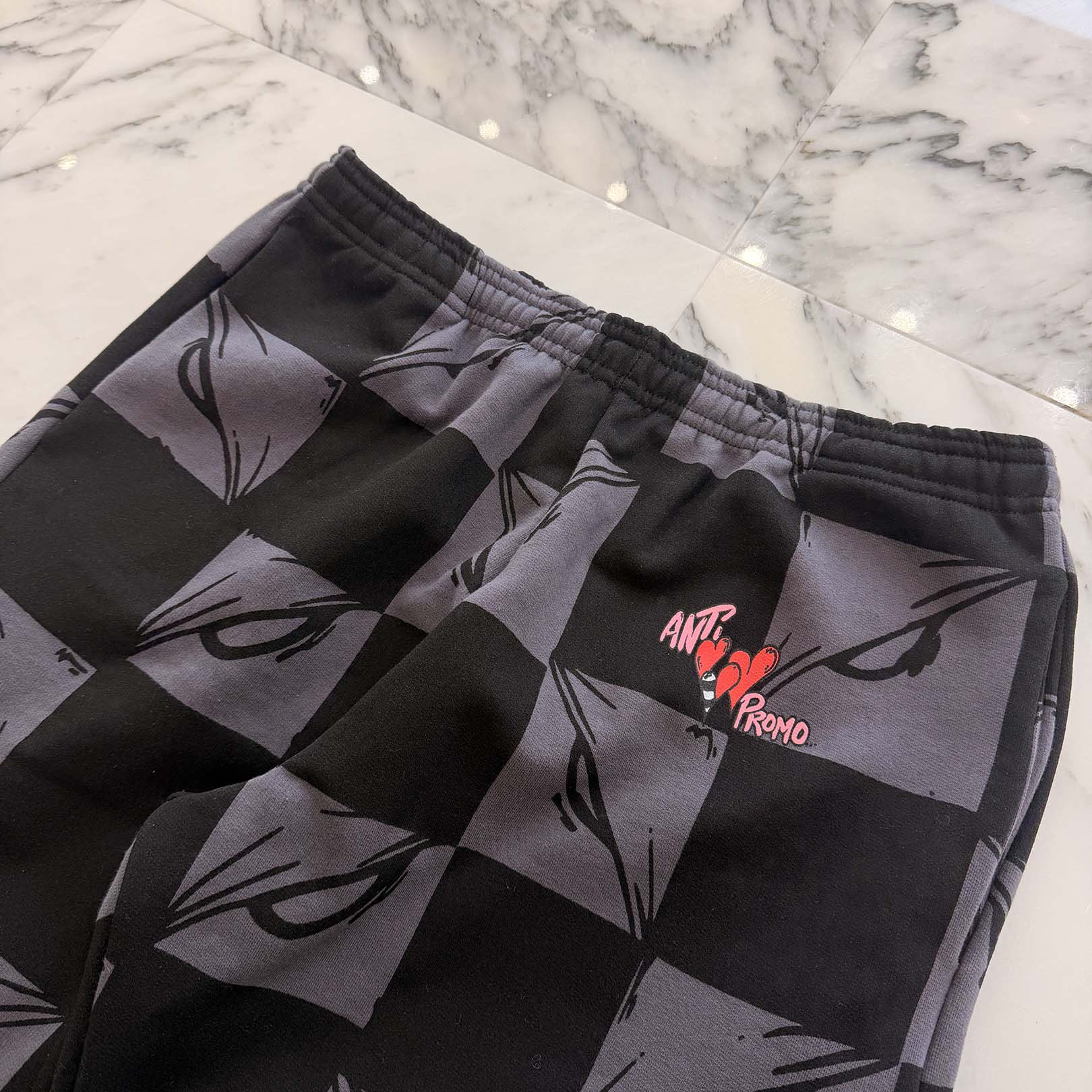 MATTY BOY ANTI PROMO 99 Eyes Flame Sweat Long Pants Size L マッティボーイ アンティ プロモ 99アイズ フレイム スウェット ロングパンツ サイズL