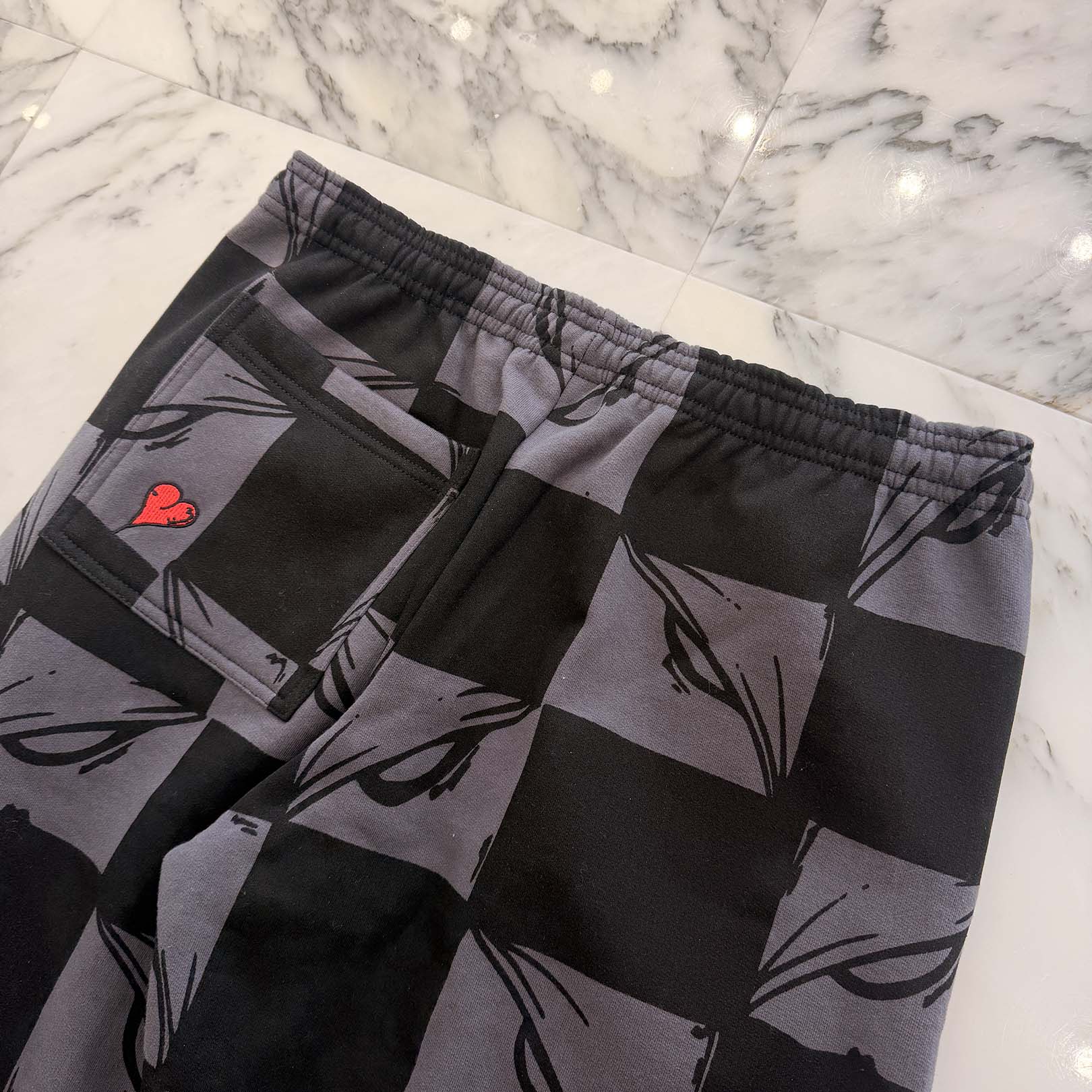 MATTY BOY ANTI PROMO 99 Eyes Flame Sweat Long Pants Size L マッティボーイ アンティ プロモ 99アイズ フレイム スウェット ロングパンツ サイズL