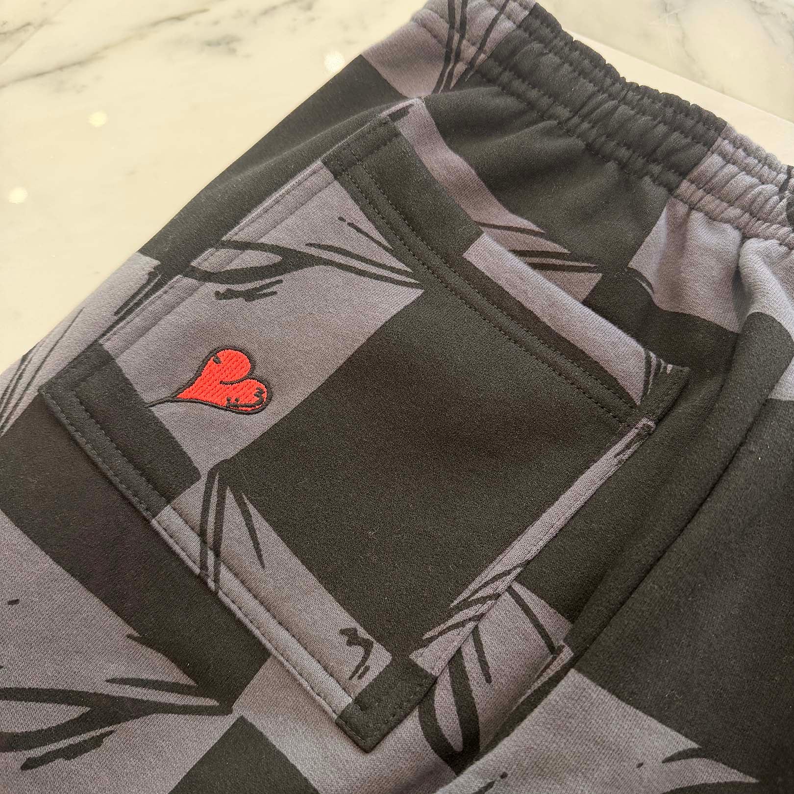 MATTY BOY ANTI PROMO 99 Eyes Flame Sweat Long Pants Size L マッティボーイ アンティ プロモ 99アイズ フレイム スウェット ロングパンツ サイズL