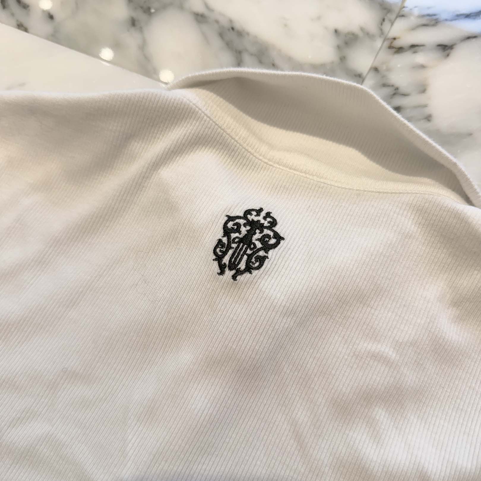 CHROME HEARTS Y NOT Vine Dagger Embroidery Polo Shirt Dress Size S クロムハーツ ワイノット ヴァインダガー刺繍 ポロシャツ ワンピース サイズS