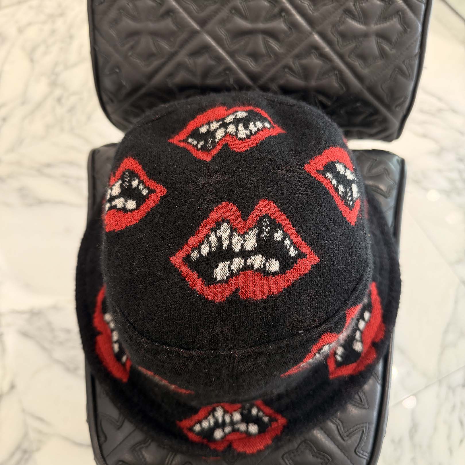 CHROME HEARTS × MATTY BOY Chomper Cashmere Bucket Hat Size XL (62.0cm) クロムハーツ × マッティボーイ チョンパー カシミヤ バケットハット サイズXL (62.0cm)