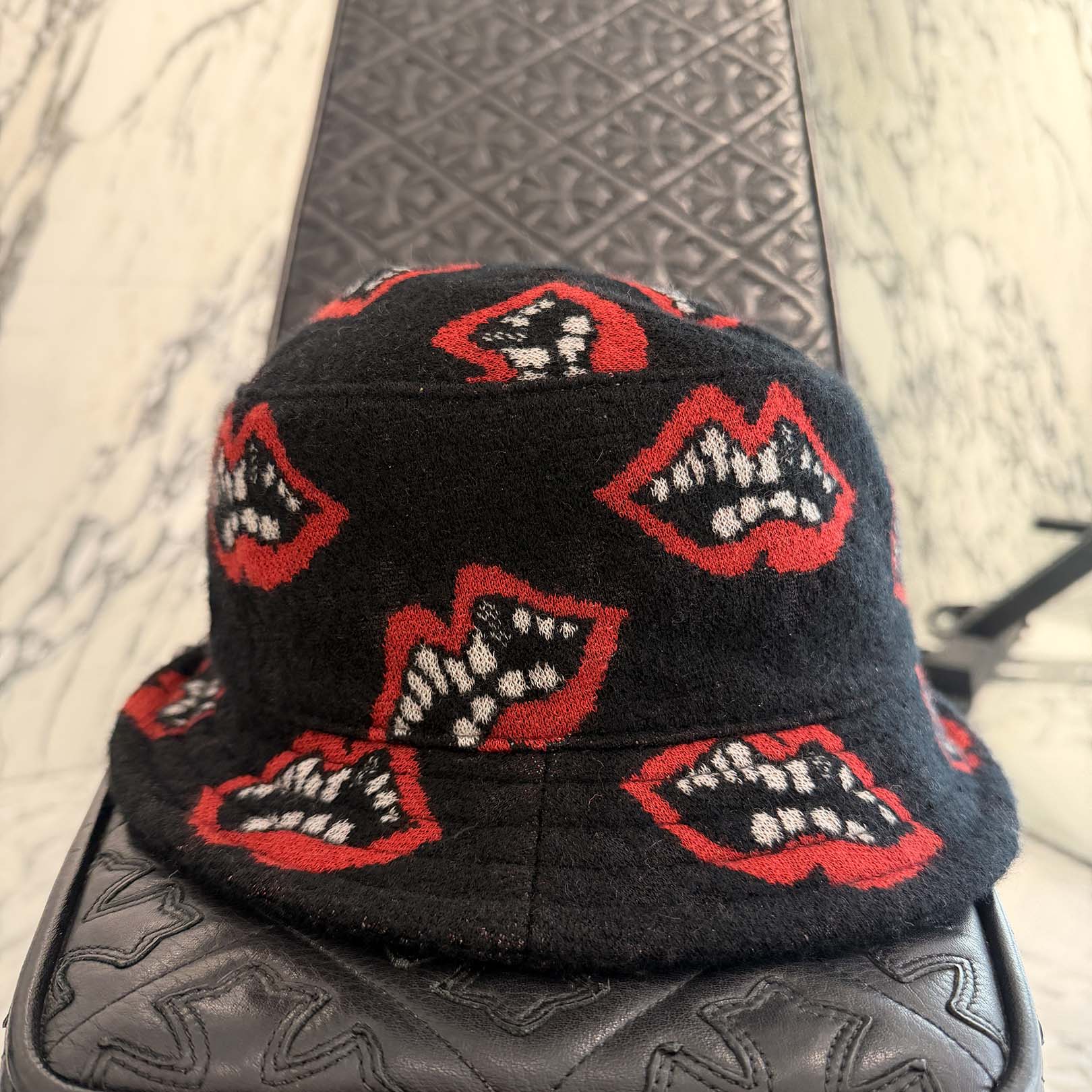 CHROME HEARTS × MATTY BOY Chomper Cashmere Bucket Hat Size XL (62.0cm) クロムハーツ × マッティボーイ チョンパー カシミヤ バケットハット サイズXL (62.0cm)