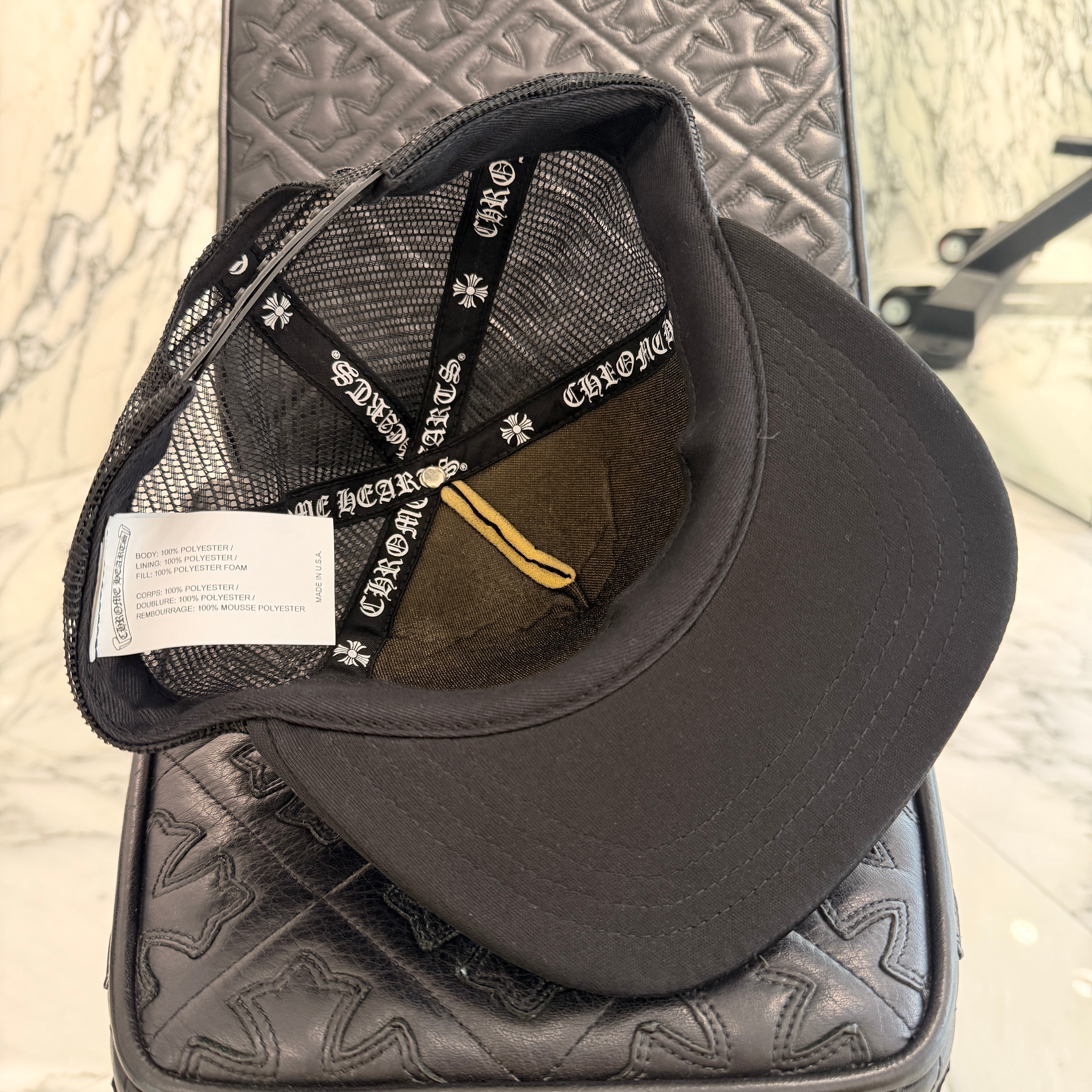 CHROME HEARTS Multi Color Cemetery Cross Print Trucker Cap ONE SIZE (53-60) クロムハーツ マルチカラー セメタリークロス プリント トラッカーキャップ ONE SIZE (53-60)
