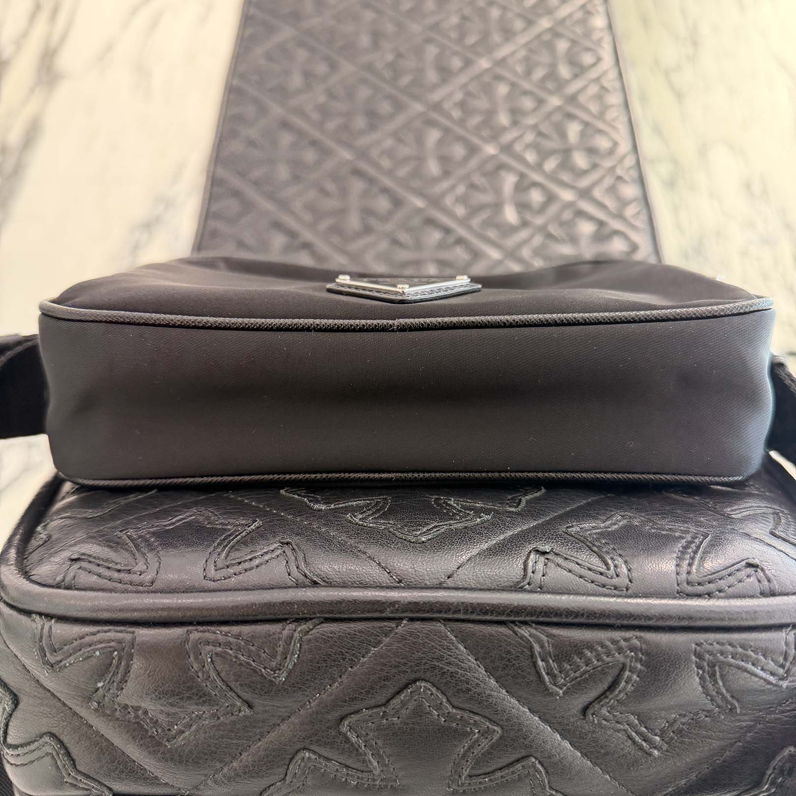 PRADA Saffiano/Tessuto Shoulder Bag 2VH144 プラダ サフィアーノ/テスート ショルダーバッグ