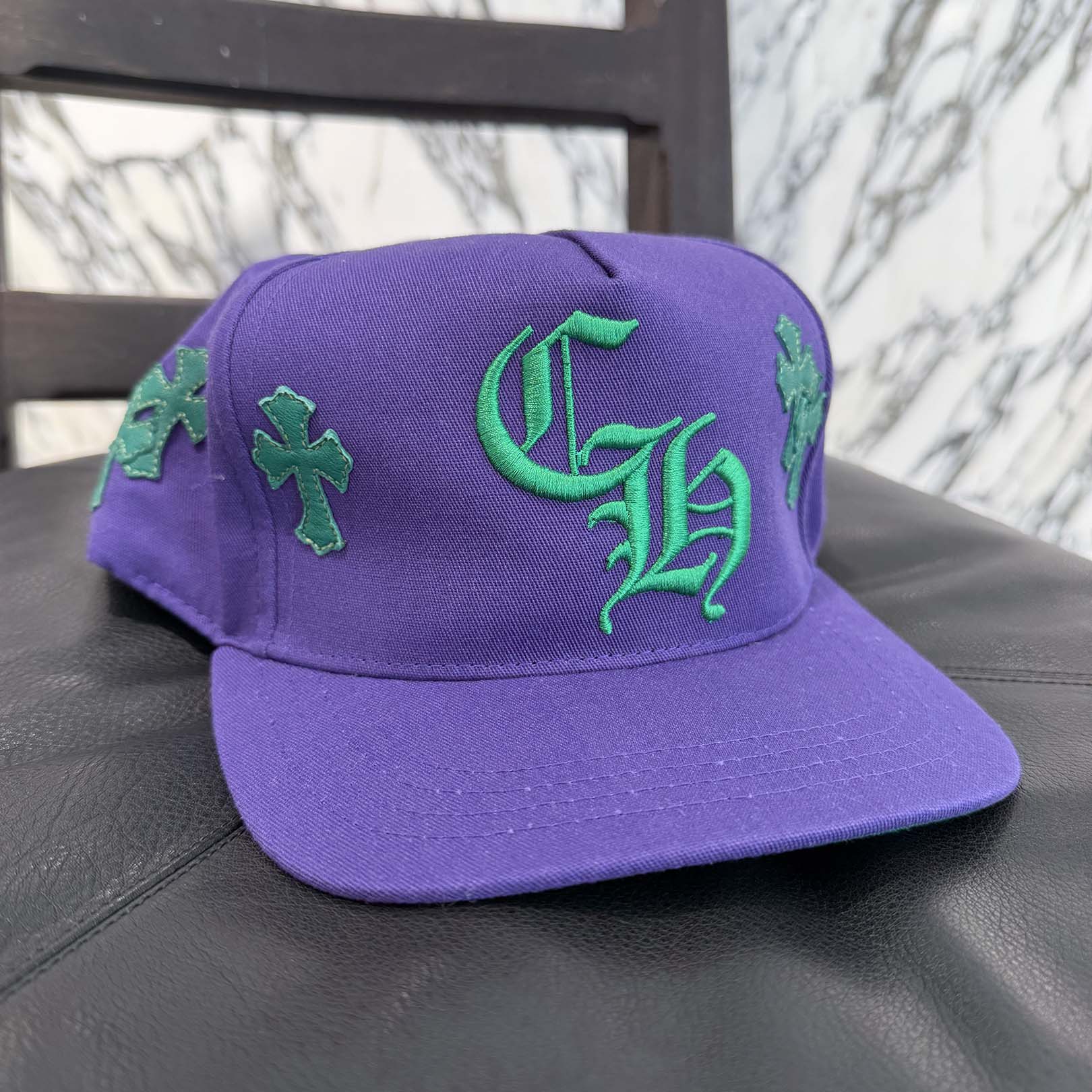 CHROME HEARTS Cemetery Cross Patch Trucker Cap ONE SIZE (51-61) クロムハーツ セメタリークロスパッチ トラッカーキャップ ONE SIZE (51-61)