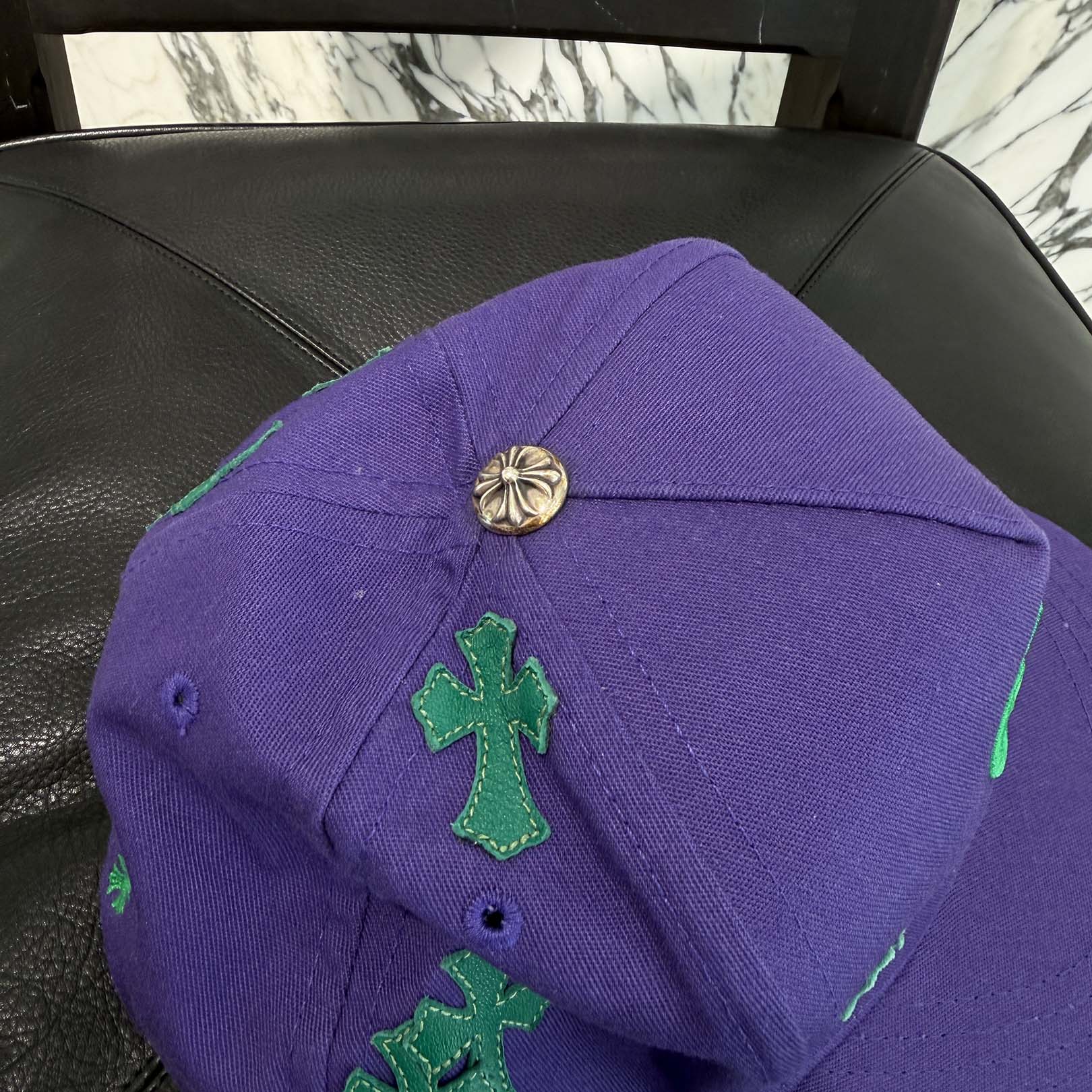 CHROME HEARTS Cemetery Cross Patch Trucker Cap ONE SIZE (51-61) クロムハーツ セメタリークロスパッチ トラッカーキャップ ONE SIZE (51-61)