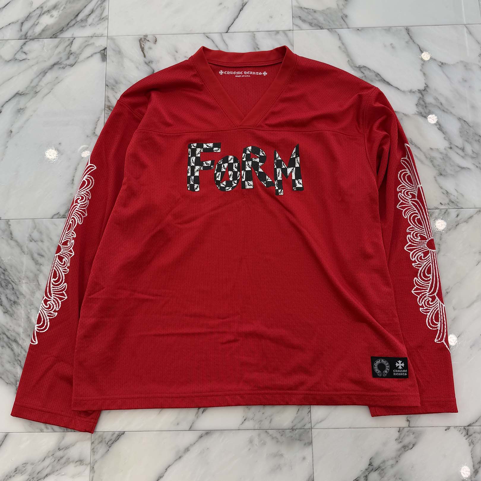 CHROME HEARTS × MATTY BOY "TEAM" Mesh Warm Up Jersey Size XL クロムハーツ × マッティボーイ "チーム" メッシュウォームアップジャージー サイズXL