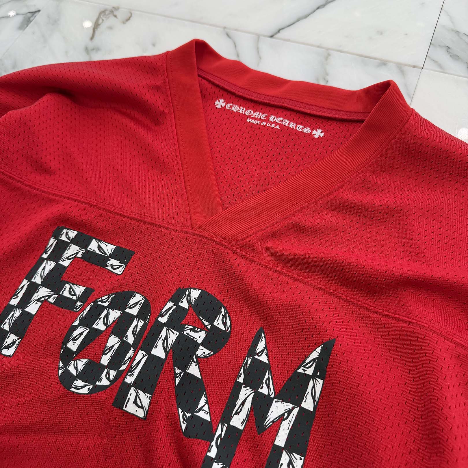 CHROME HEARTS × MATTY BOY "TEAM" Mesh Warm Up Jersey Size XL クロムハーツ × マッティボーイ "チーム" メッシュウォームアップジャージー サイズXL