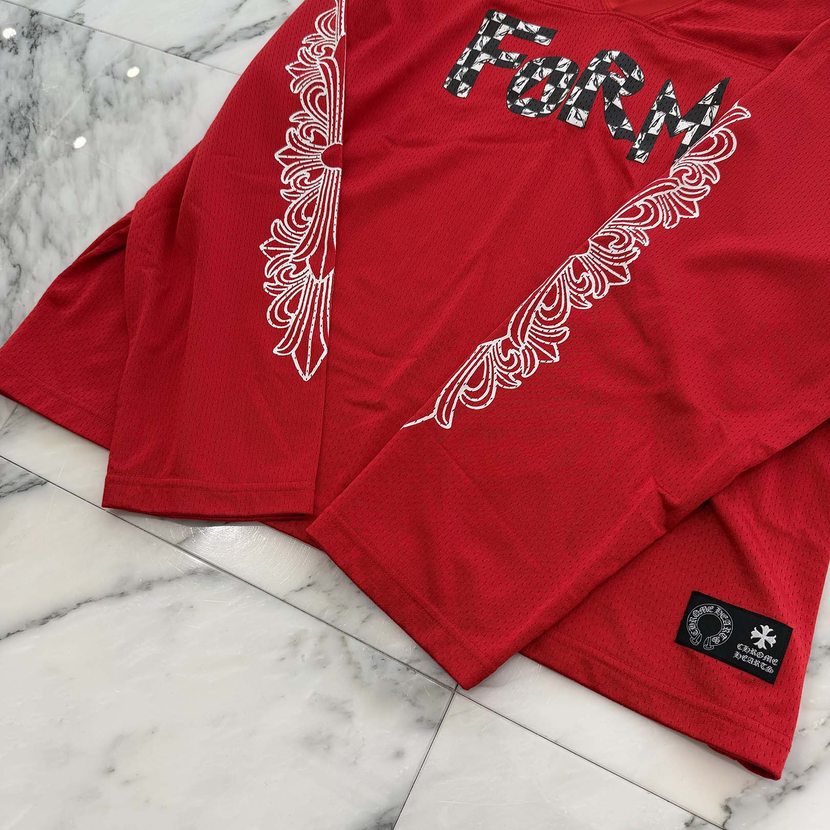 CHROME HEARTS × MATTY BOY "TEAM" Mesh Warm Up Jersey Size XL クロムハーツ × マッティボーイ "チーム" メッシュウォームアップジャージー サイズXL