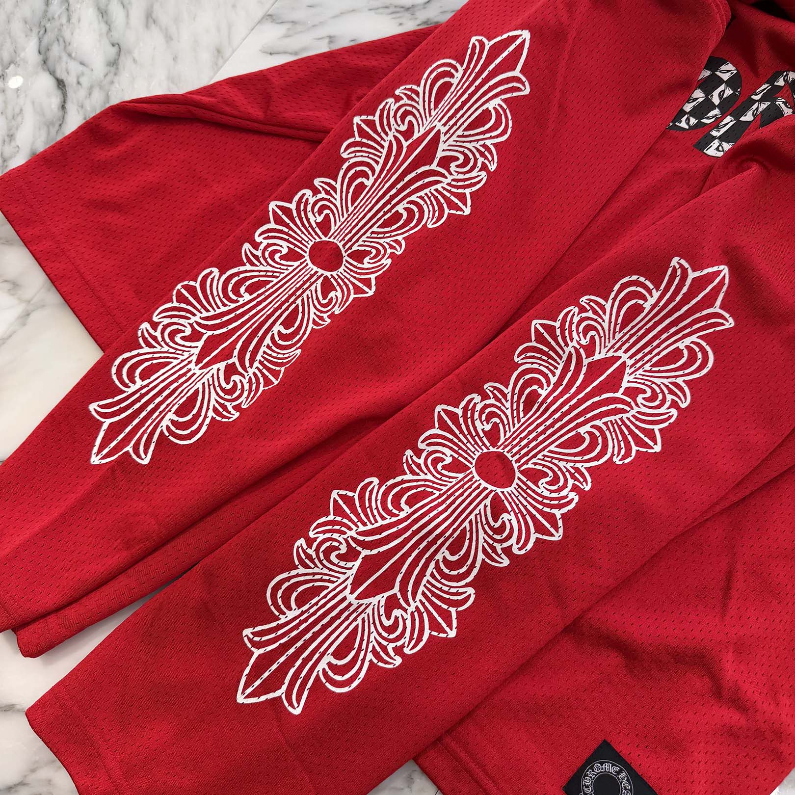 CHROME HEARTS × MATTY BOY "TEAM" Mesh Warm Up Jersey Size XL クロムハーツ × マッティボーイ "チーム" メッシュウォームアップジャージー サイズXL