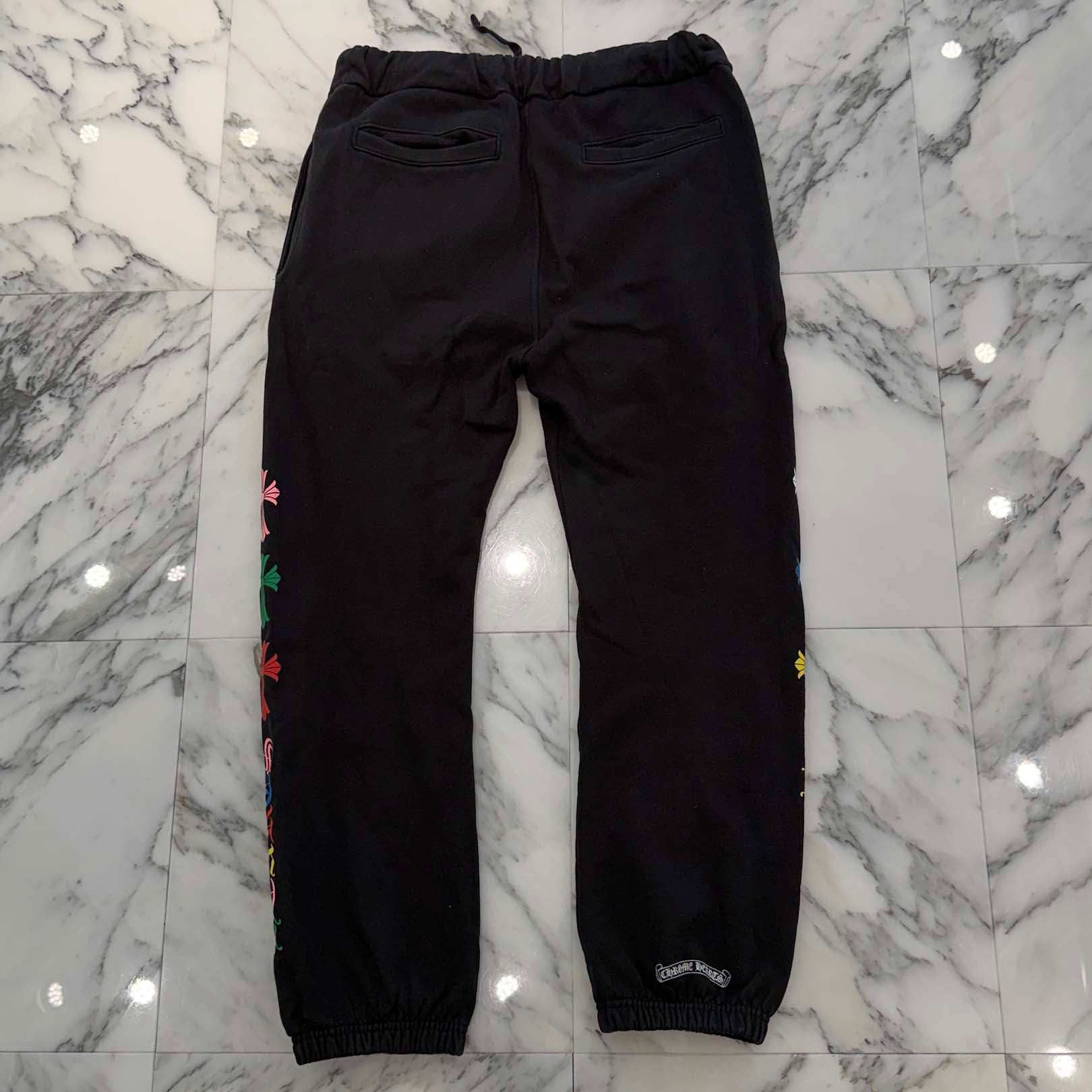 CHROME HEARTS MLTCOL CEM Sweat Long Pants Size L クロムハーツ マルチカラー セメタリークロス スウェットロングパンツ サイズL