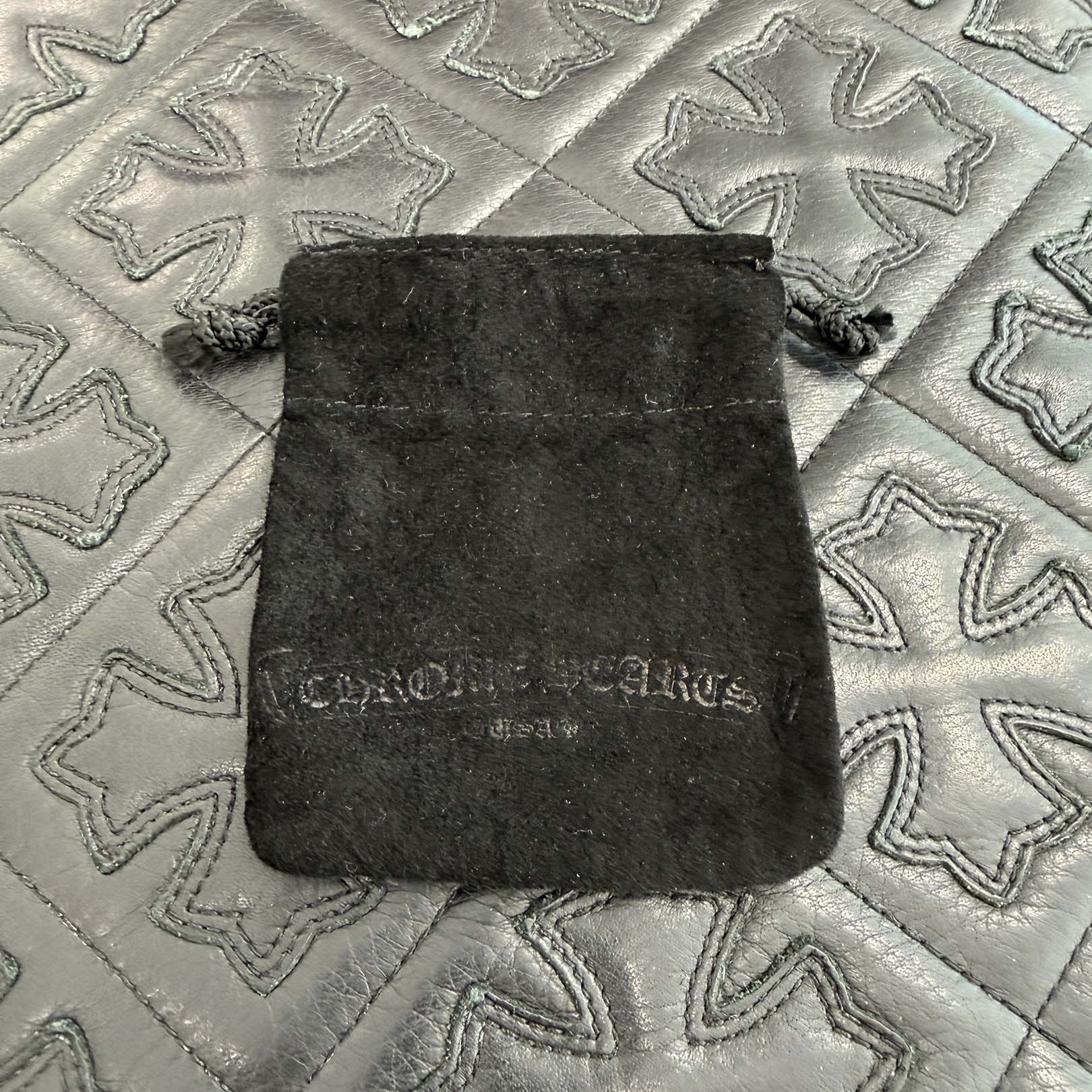 CHROME HEARTS 22K Tiny Fat Cross Pave Diamond Pendant Top クロムハーツ 22K タイニーファット クロス パヴェダイヤモンド ペンダントトップ