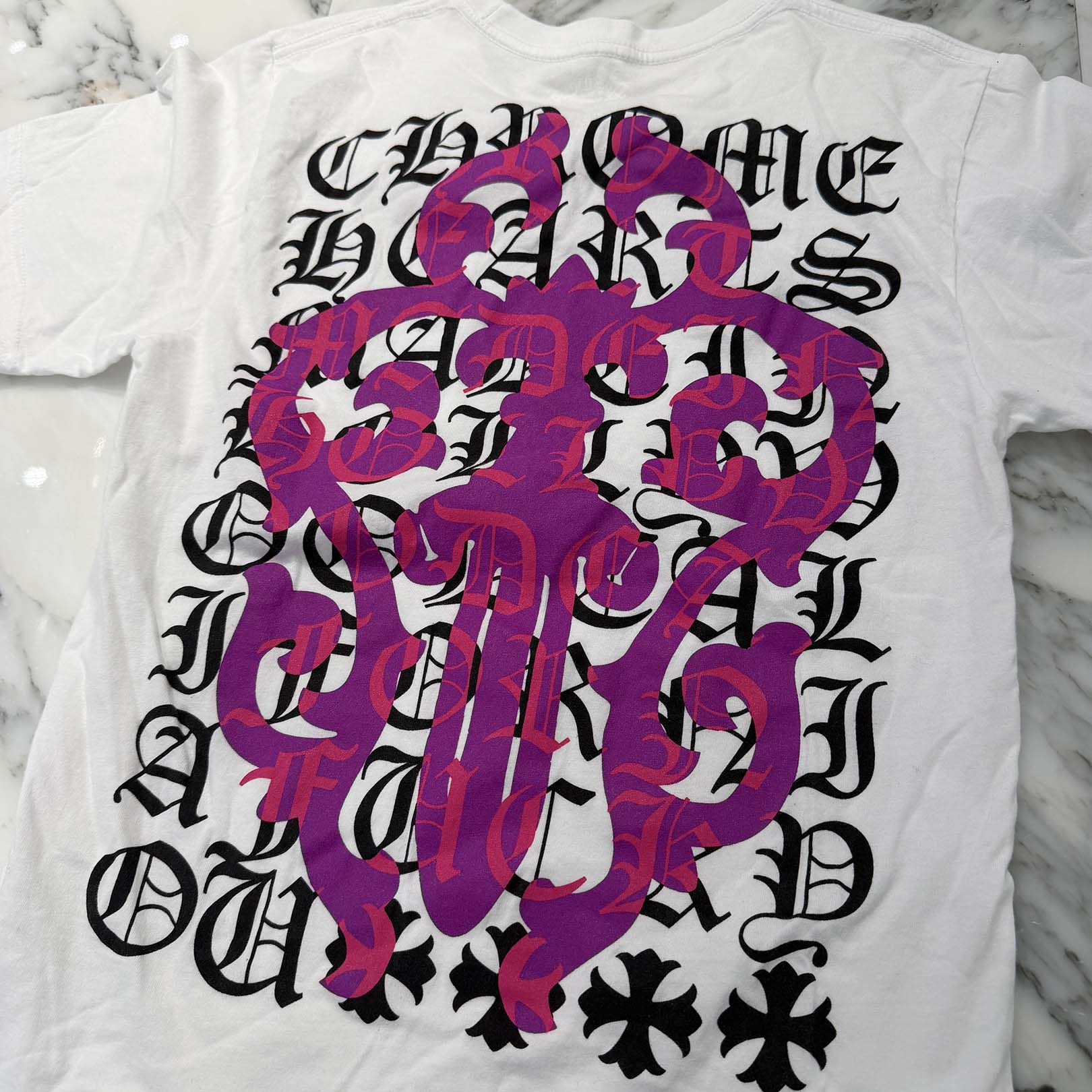 CHROME HEARTS Dagger Eye Chart Tee Size S クロムハーツ ダガーアイチャート Tシャツ サイズS