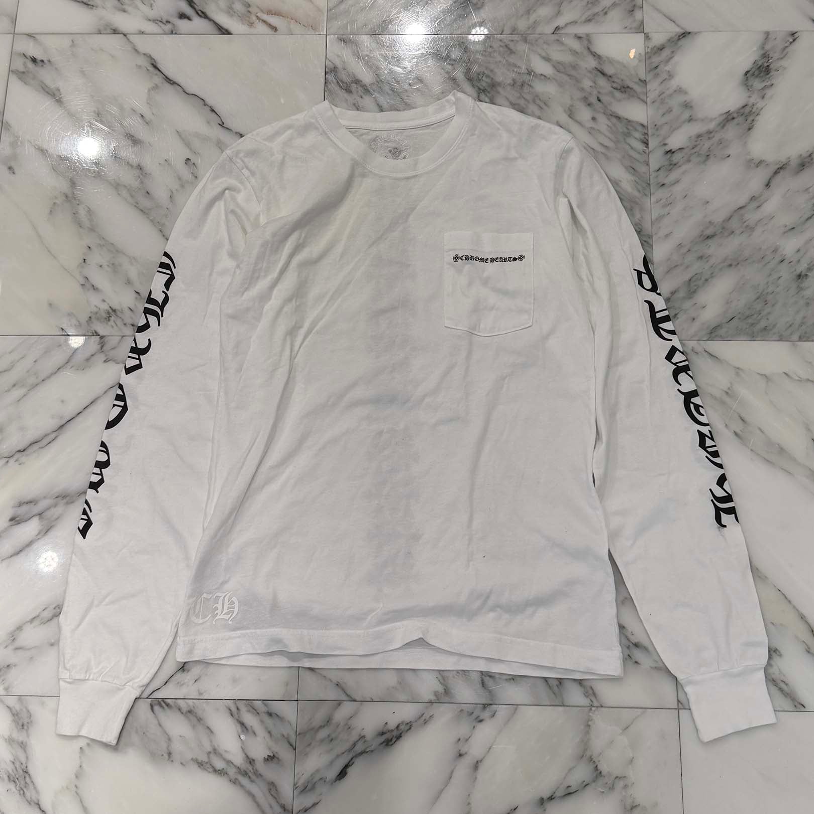 CHROME HEARTS Tire Track Long Sleeve Tee Size M クロムハーツ タイヤトラックロングスリーブTシャツ サイズM