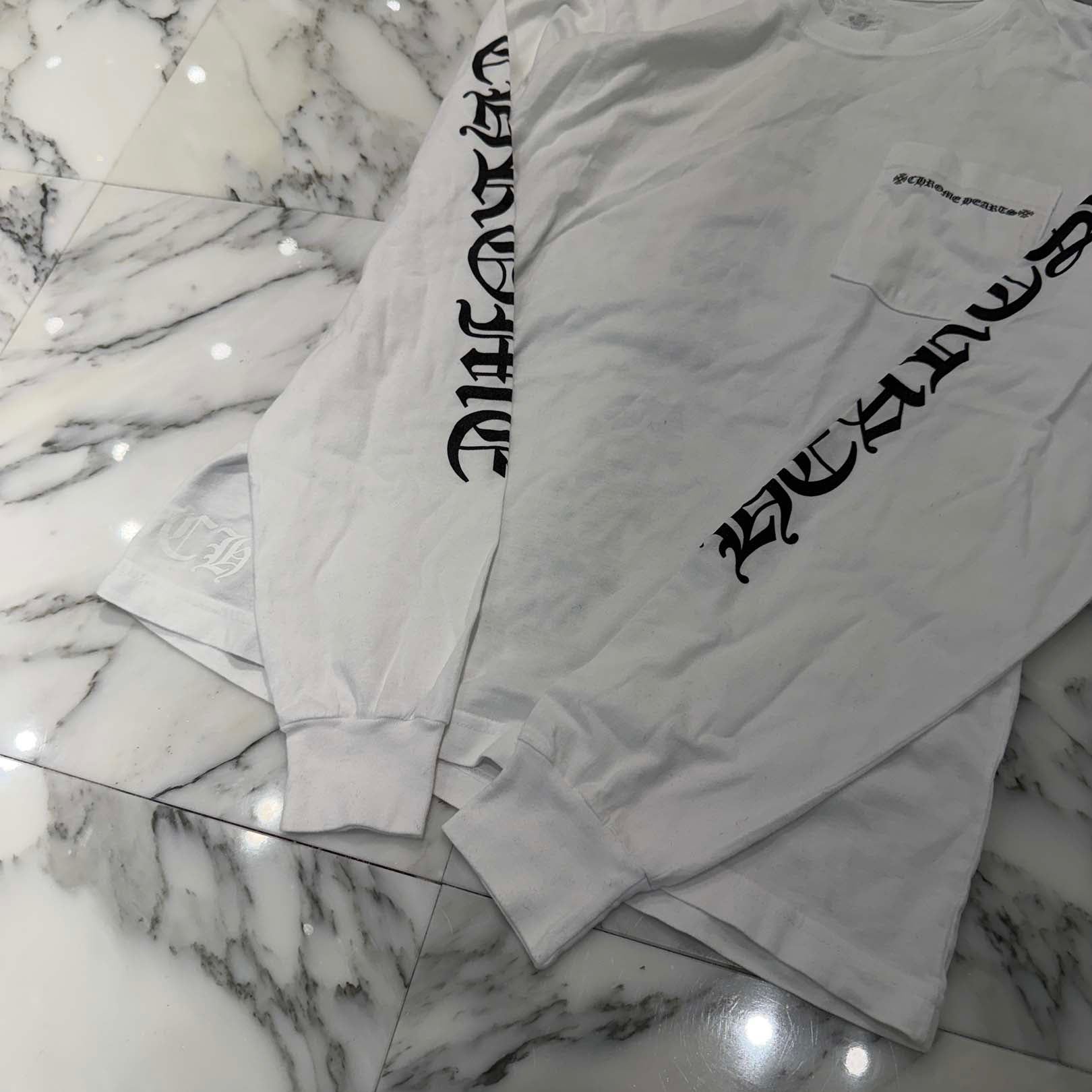 CHROME HEARTS Tire Track Long Sleeve Tee Size M クロムハーツ タイヤトラックロングスリーブTシャツ サイズM