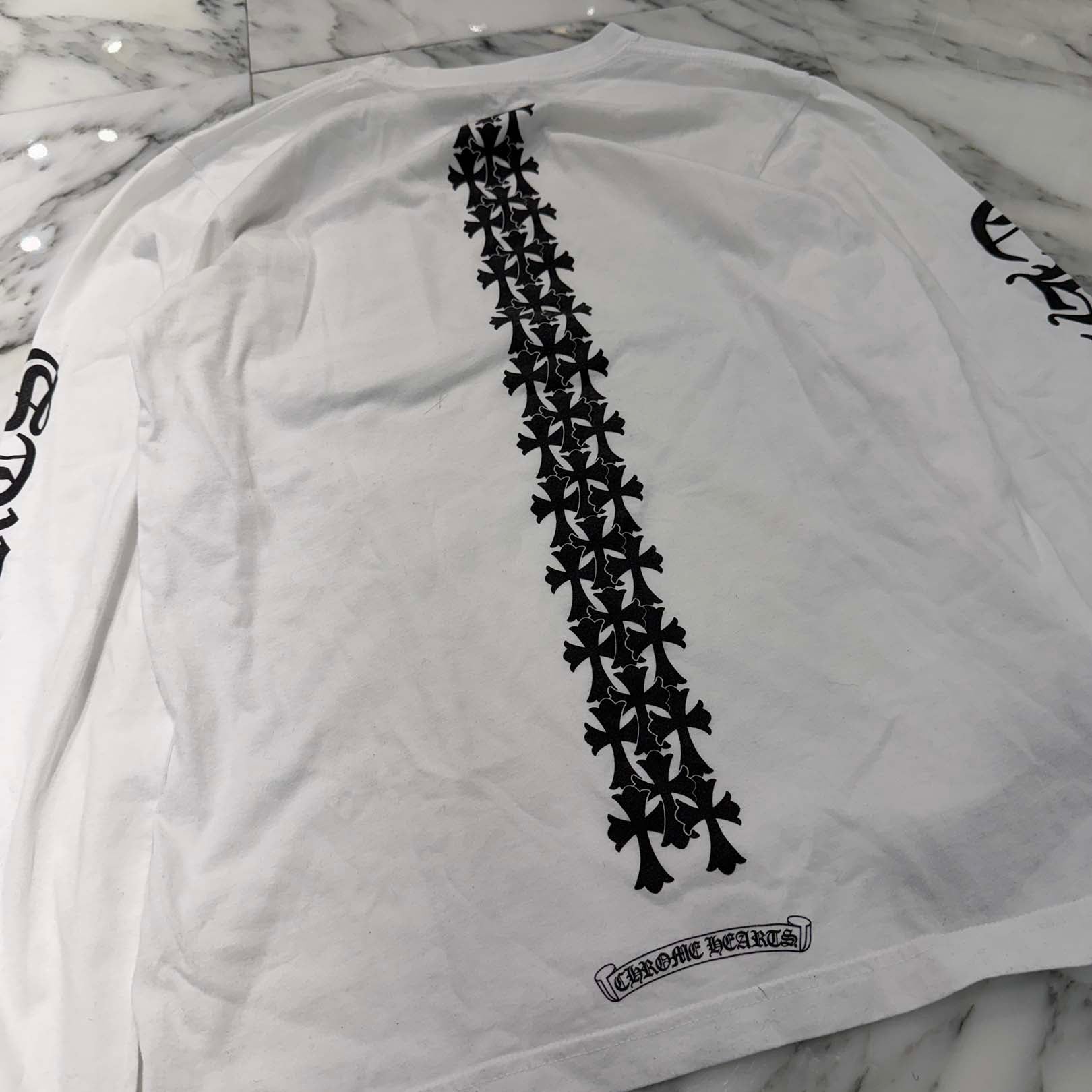 CHROME HEARTS Tire Track Long Sleeve Tee Size M クロムハーツ タイヤトラックロングスリーブTシャツ サイズM