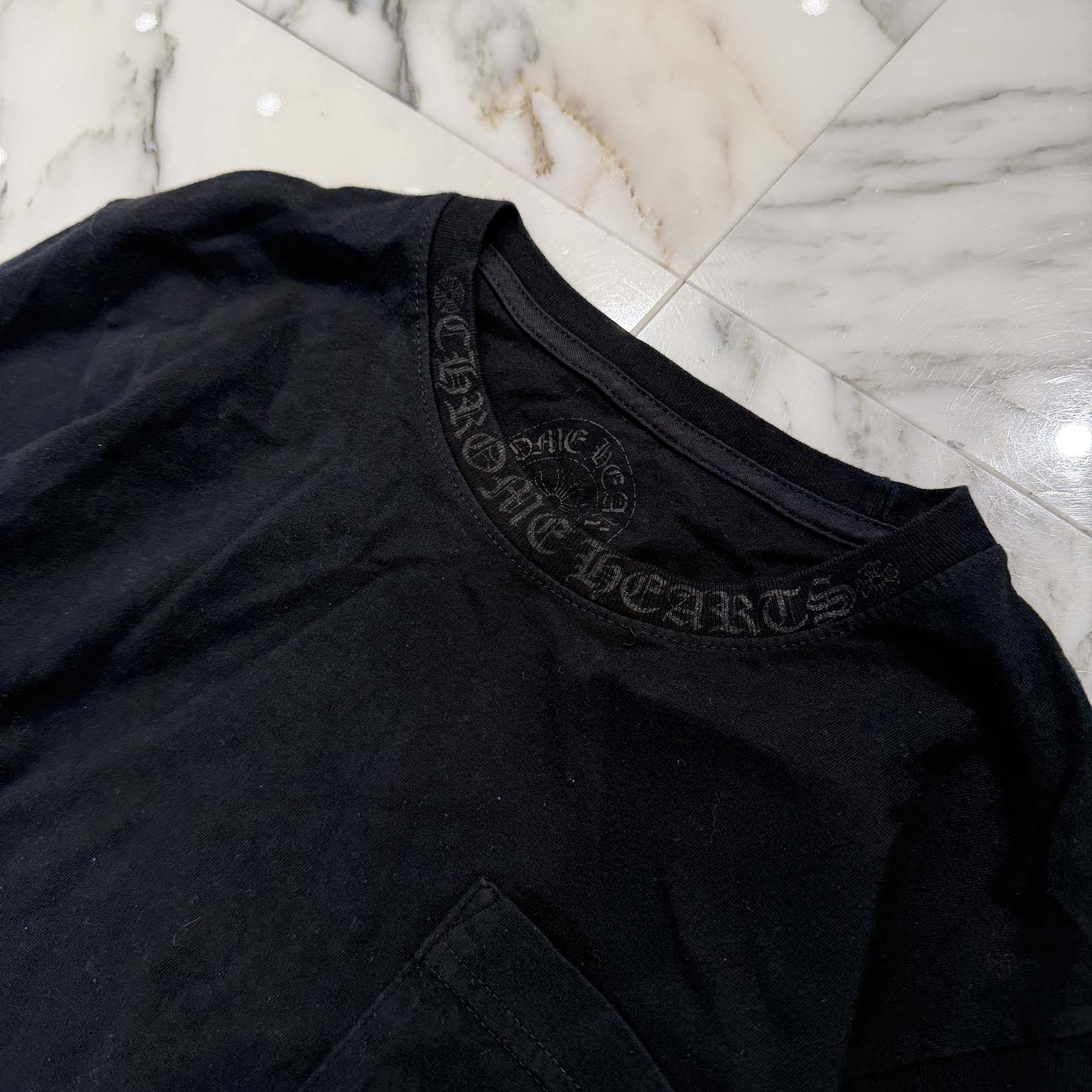 CHROME HEARTS Arm Gradation Logo Horseshoe Long Sleeve Tee Size S クロムハーツ アーム グラデーションロゴ ホースシュー ロングスリーブ Tシャツ サイズS