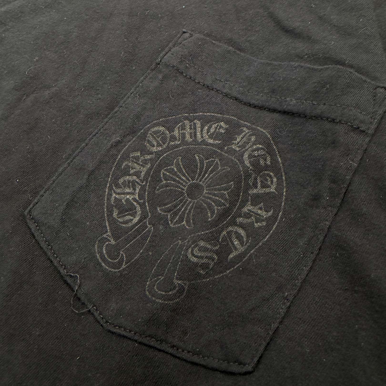 CHROME HEARTS Arm Gradation Logo Horseshoe Long Sleeve Tee Size S クロムハーツ アーム グラデーションロゴ ホースシュー ロングスリーブ Tシャツ サイズS