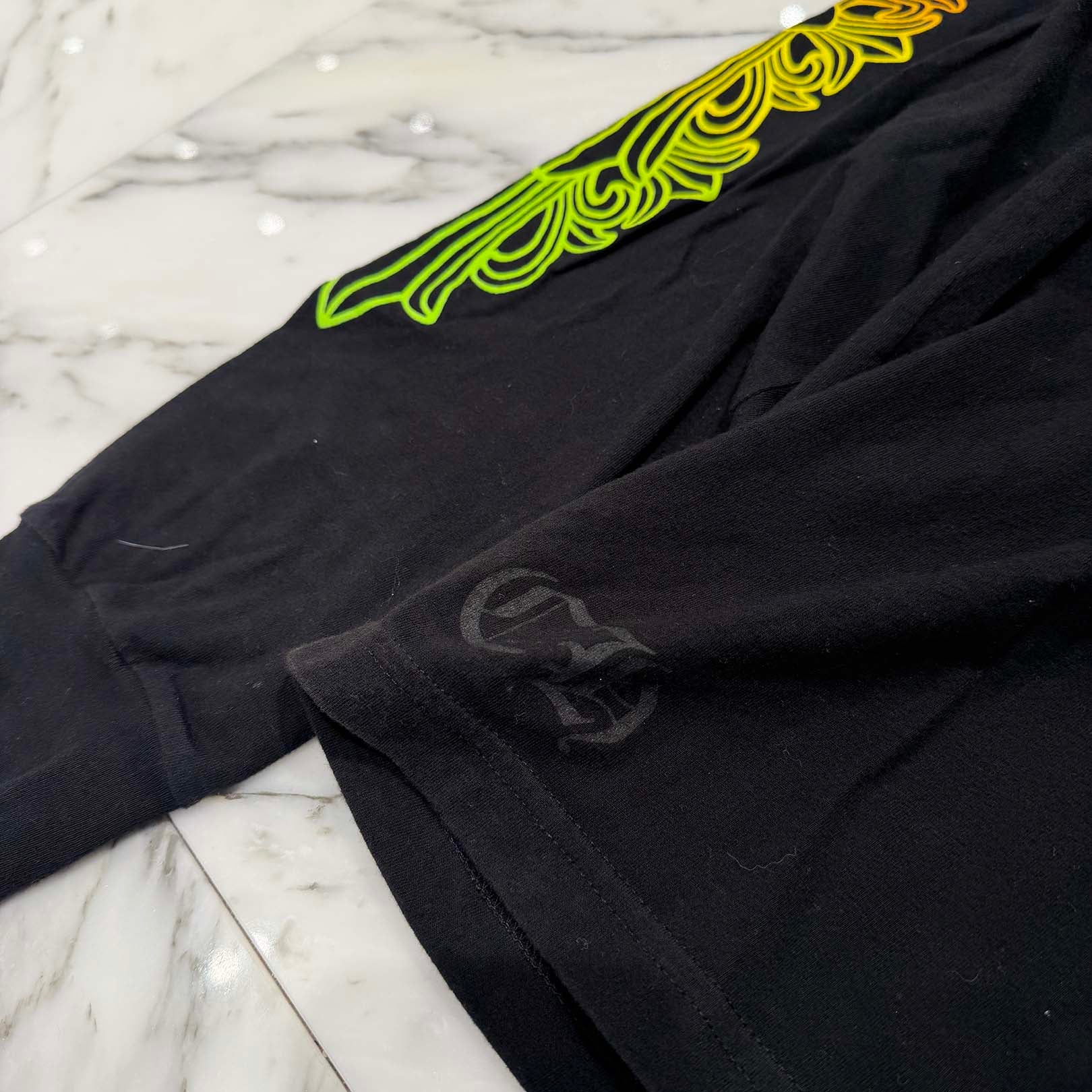 CHROME HEARTS Back Grad Circle Logo Long Sleeve Tee Size XL クロムハーツ バックグラデーション サークルロゴ ロングスリーブTシャツ サイズXL