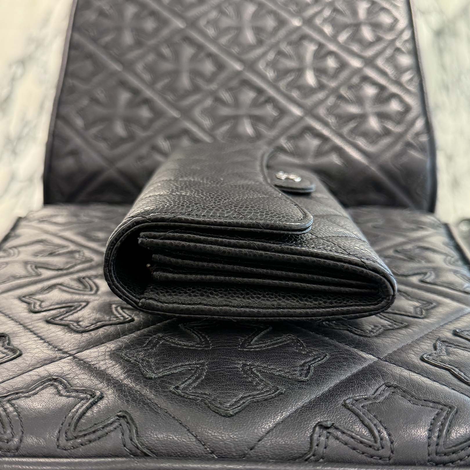 CHANEL Matelasse Classic Long Flap Wallet AP0241 Y01588 C3906 シャネル マトラッセ クラシック ロング フラップ ウォレット