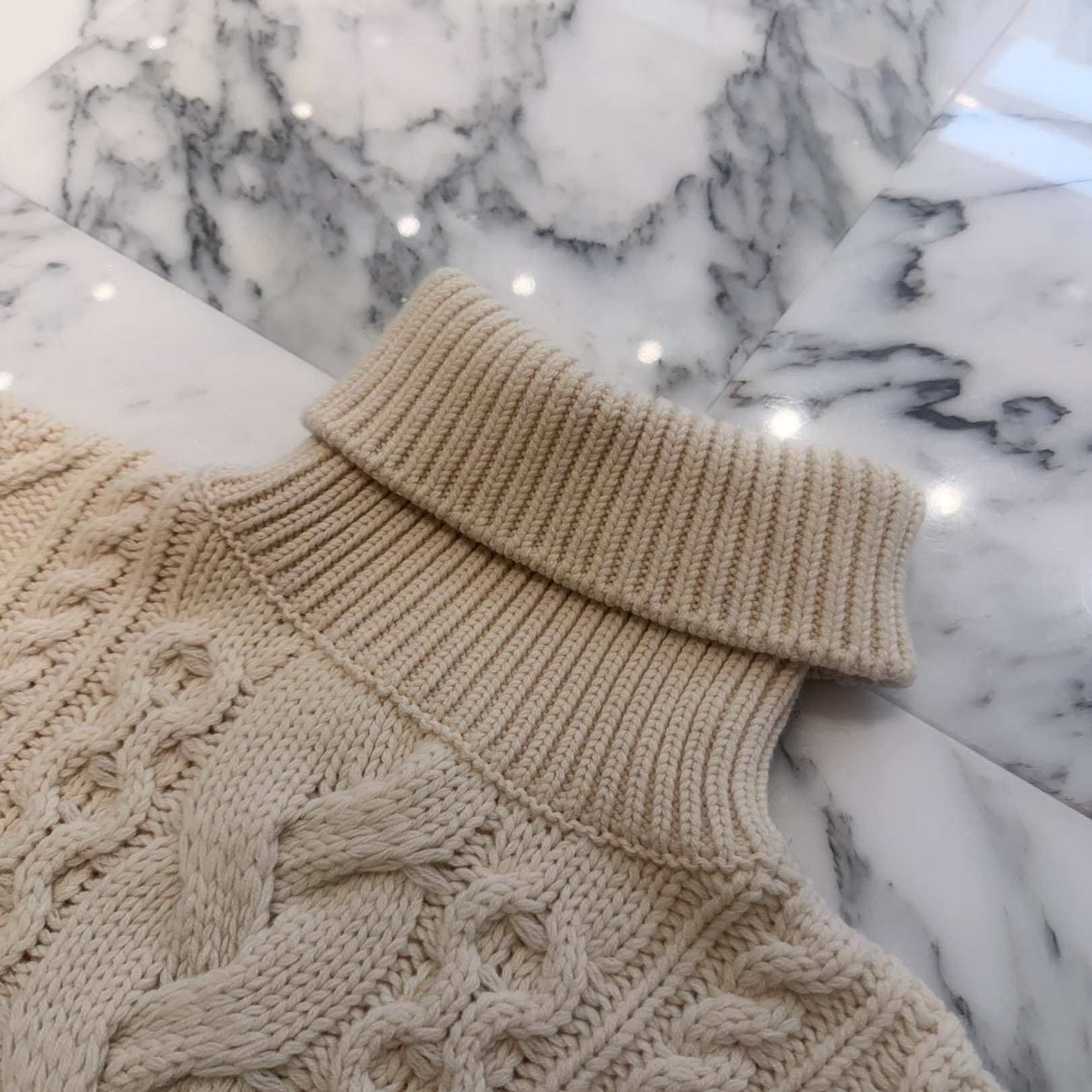 CELINE Turtleneck Wool Knit Sweater 2A804374D Size XL セリーヌ タートルネック ウール ニットセーター サイズXL
